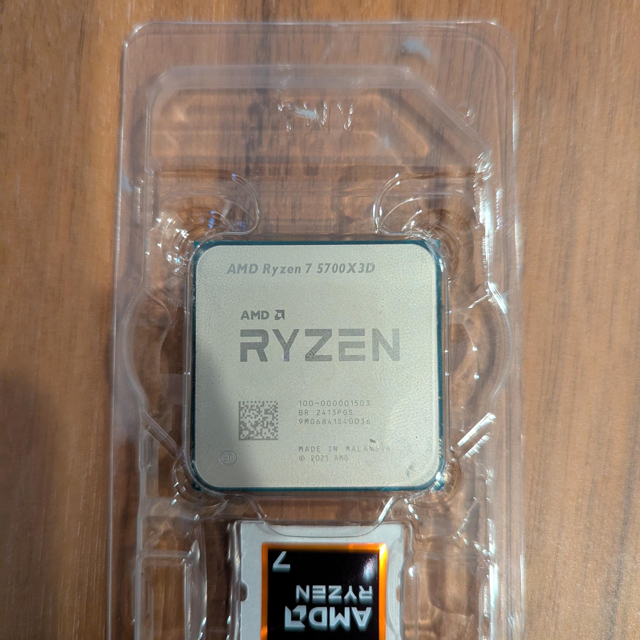 AMD Ryzen 7 5700X3D CPU with 96MB L3 cache!
