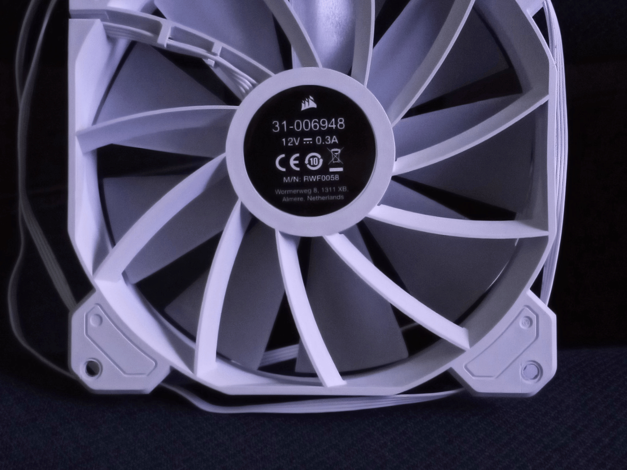 Corsair iCUE SP140 RGB ELITE Performance 140mm White Fans (Dual Pack)
