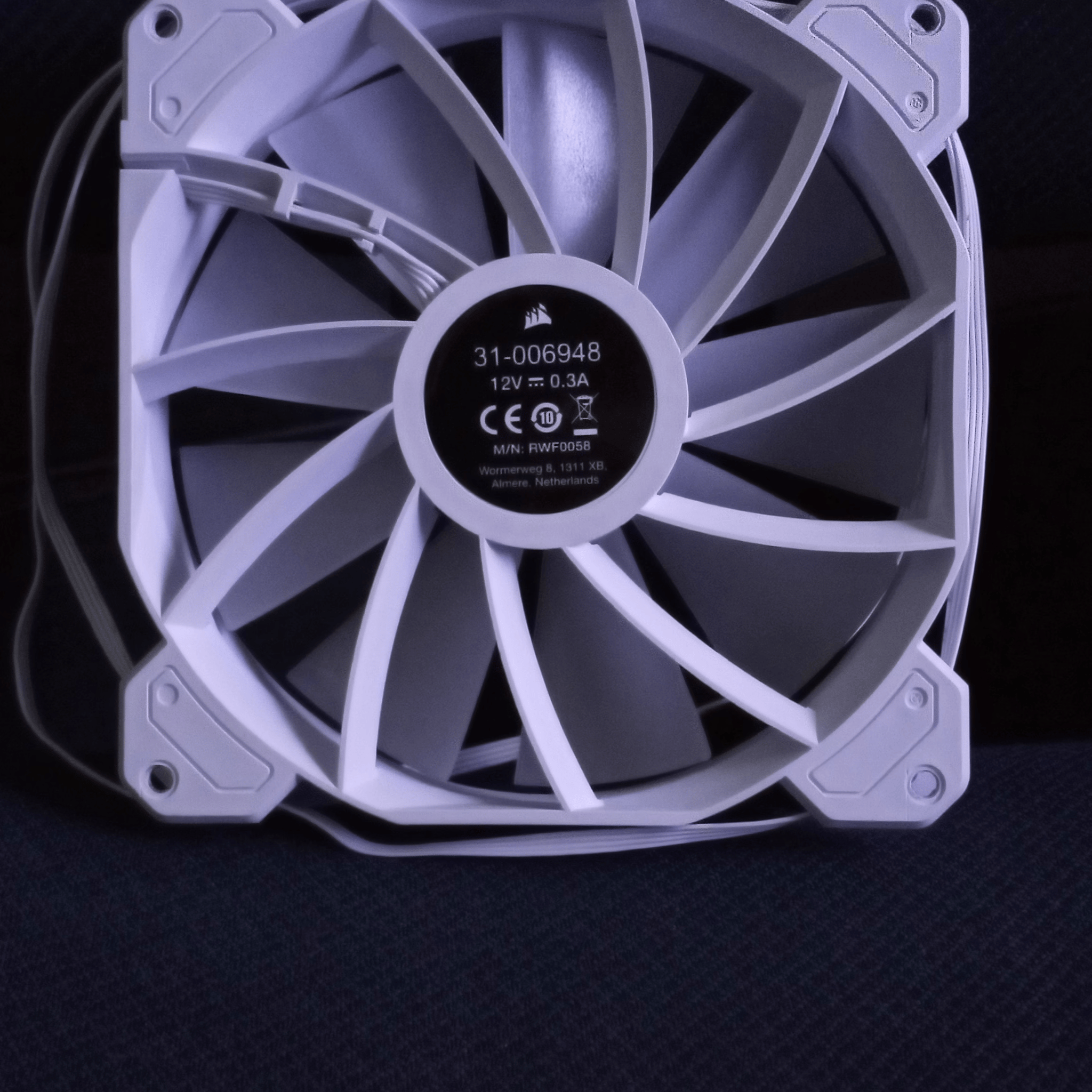 Corsair iCUE SP140 RGB ELITE Performance 140mm White Fans (Dual Pack)