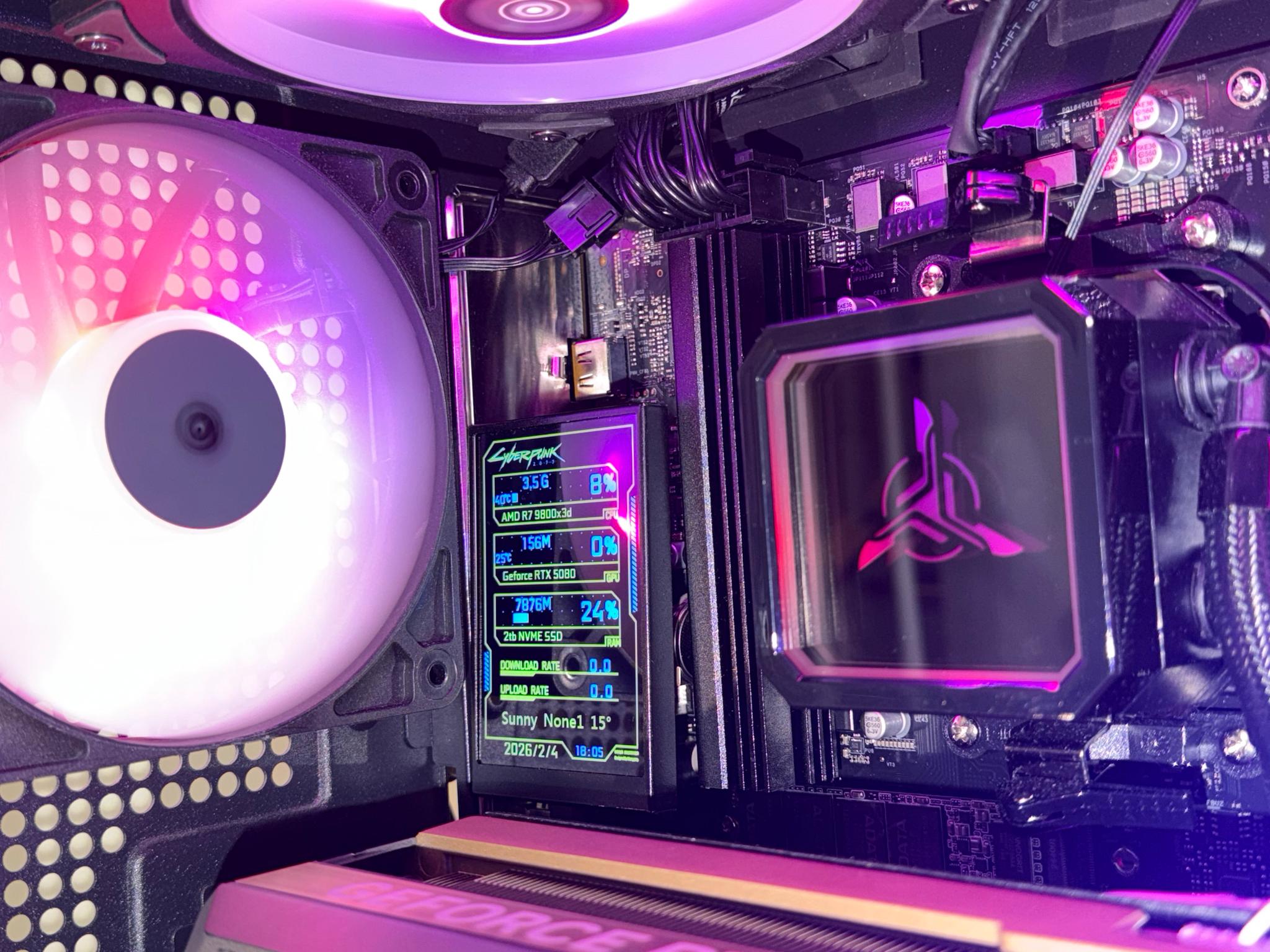 ⚡RTX 5080 | 9800x3d | 32gb DDR5 | 2tb NVMe SSD | Windows 11 | "Phantom Nebula 95"