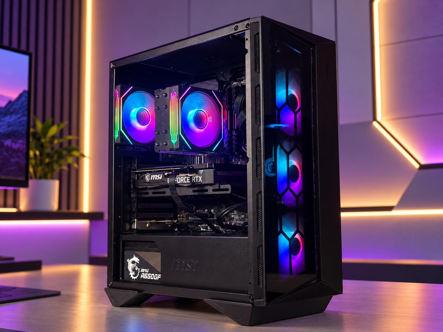 🌆 SYNTHETIC Gaming PC | RTX 3060 TI | Ryzen 7 5800x | 16GB RAM | 1TB NVME | WIFI + BT | FREE SHIP