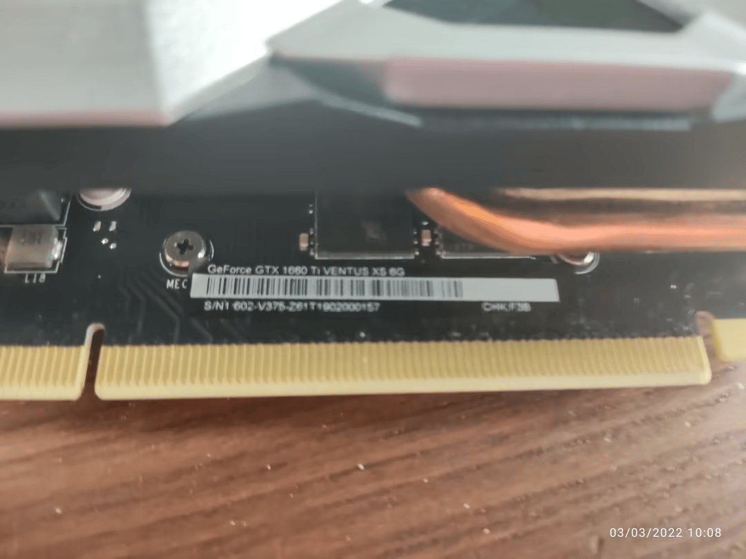 MSI GTX 1660 Ti Ventus Graphics Card