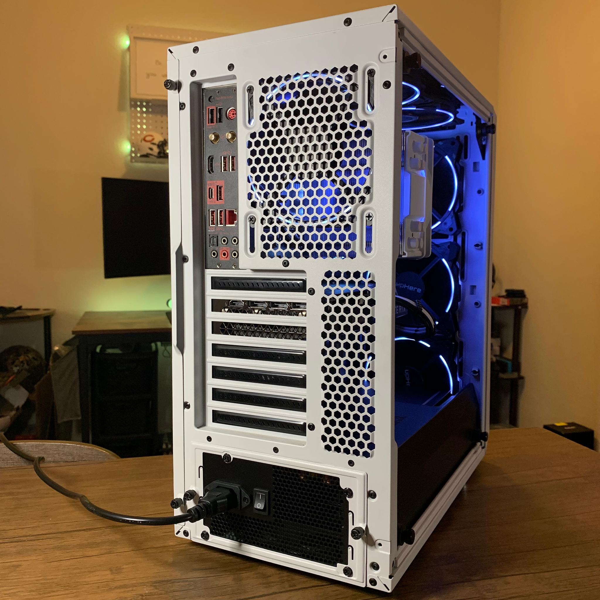 Mid Range White/Black Gaming PC (Ryzen 5 3600 + RTX 3060) w/ wifi