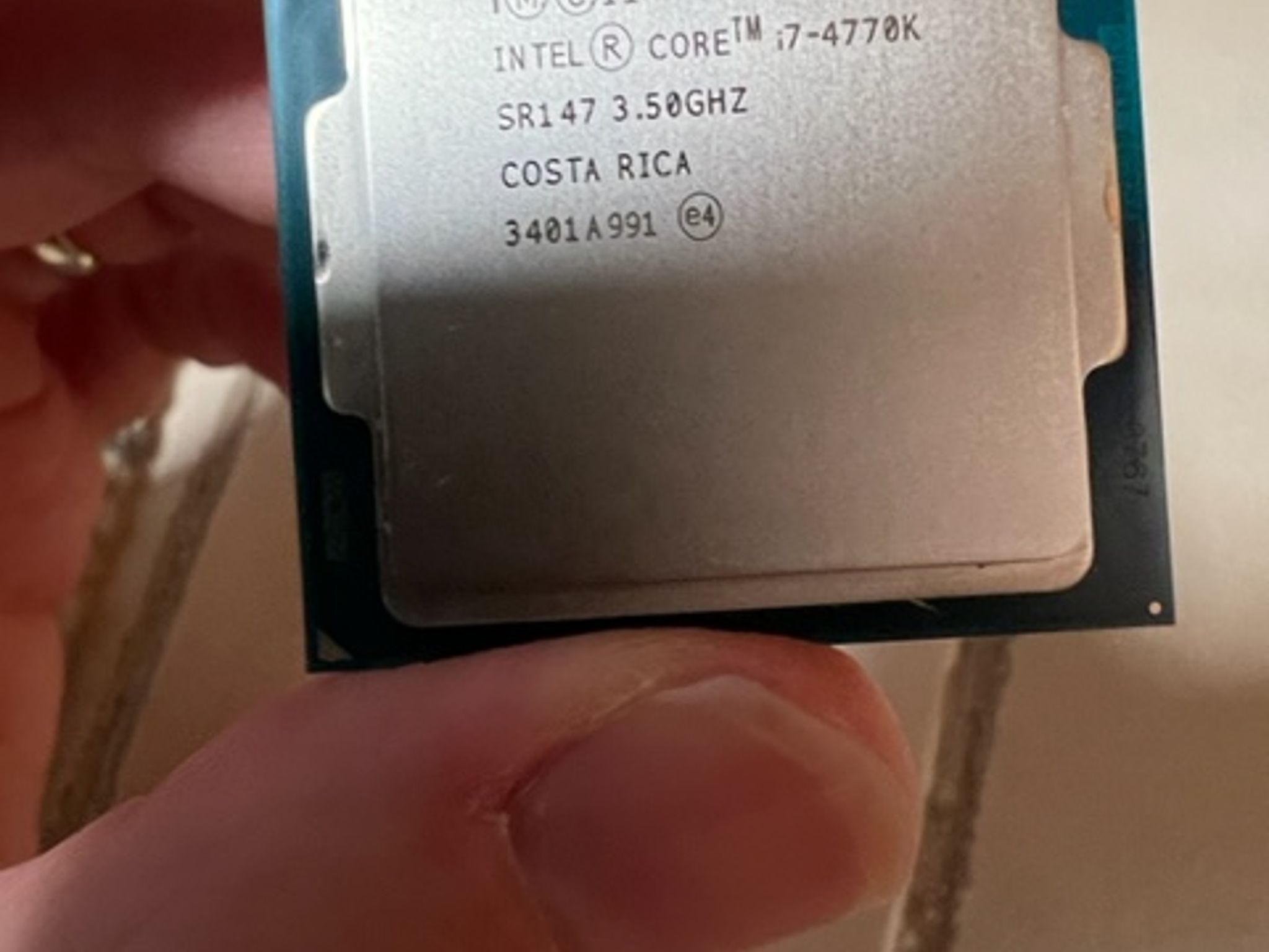 Intel Core I7 4770K - 3.5 Ghz - 4 Cores - 8 Threads - 8 Mb Cache - Lga1150 Socket