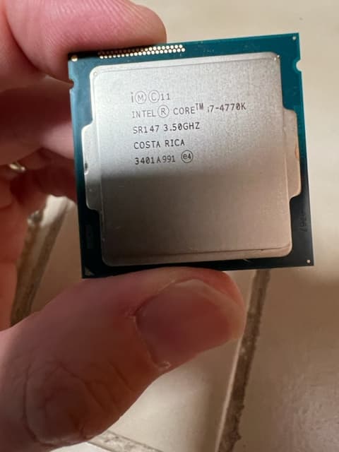 Intel Core I7 4770K - 3.5 Ghz - 4 Cores - 8 Threads - 8 Mb Cache - Lga1150 Socket