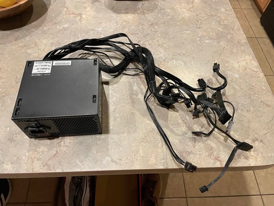 EVGA W3 450W PSU - For Parts - No Visible Damage