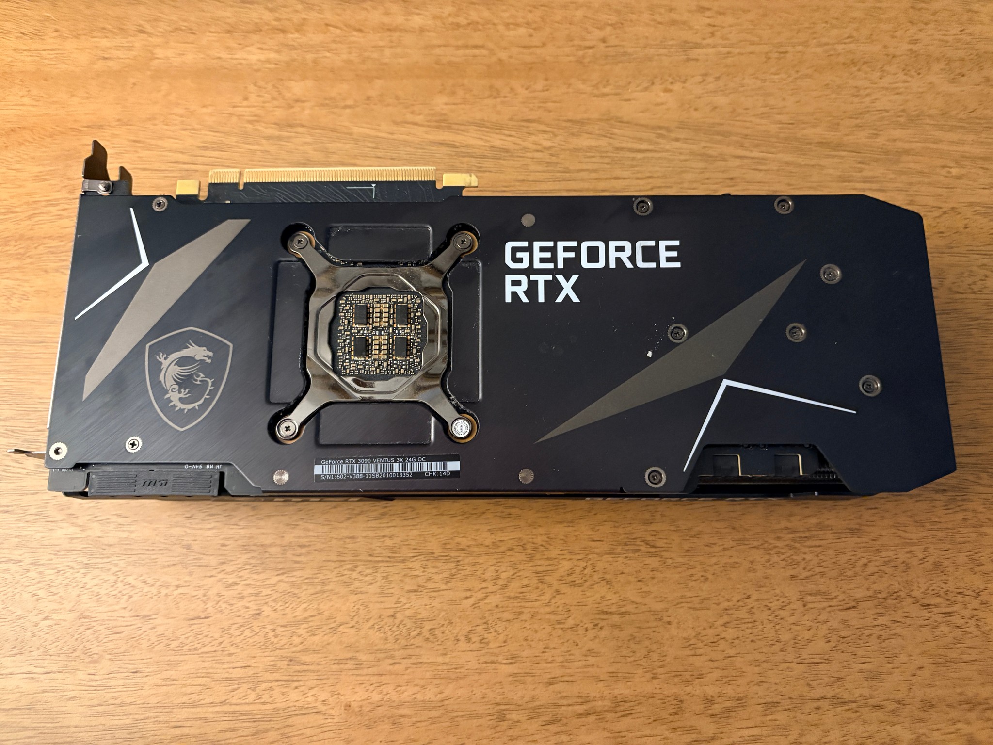 MSI GeForce RTX 3090 Ventus 3X OC 24GB GDDR6X Graphics Card - Used, Fully Working