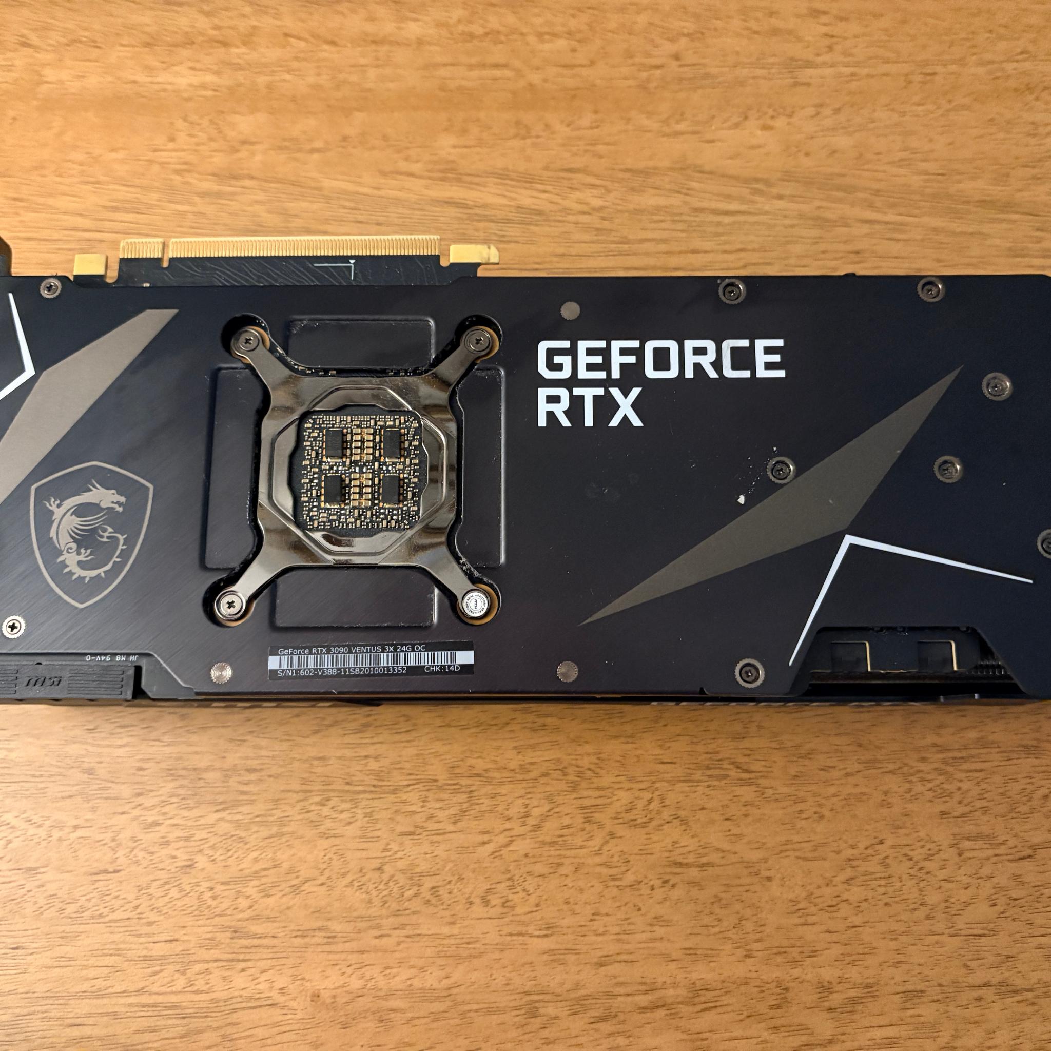 MSI GeForce RTX 3090 Ventus 3X OC 24GB GDDR6X Graphics Card - Used, Fully Working