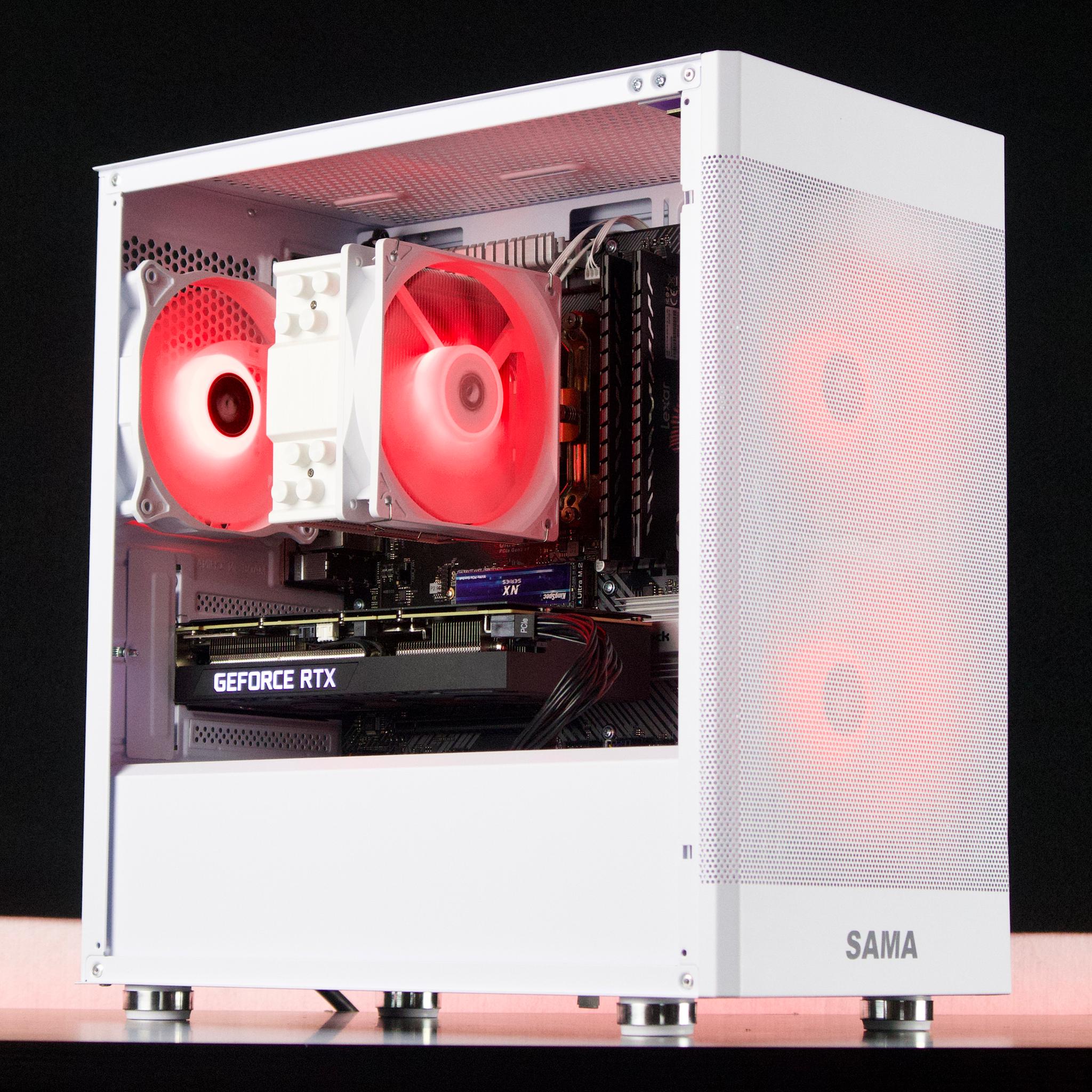 💜🤍💜 Gaming PC | RTX 3060 Ti ⚪ Ryzen 5 3600 🟣 16GB RAM ⚪ 1TB NVMe 💜🤍💜