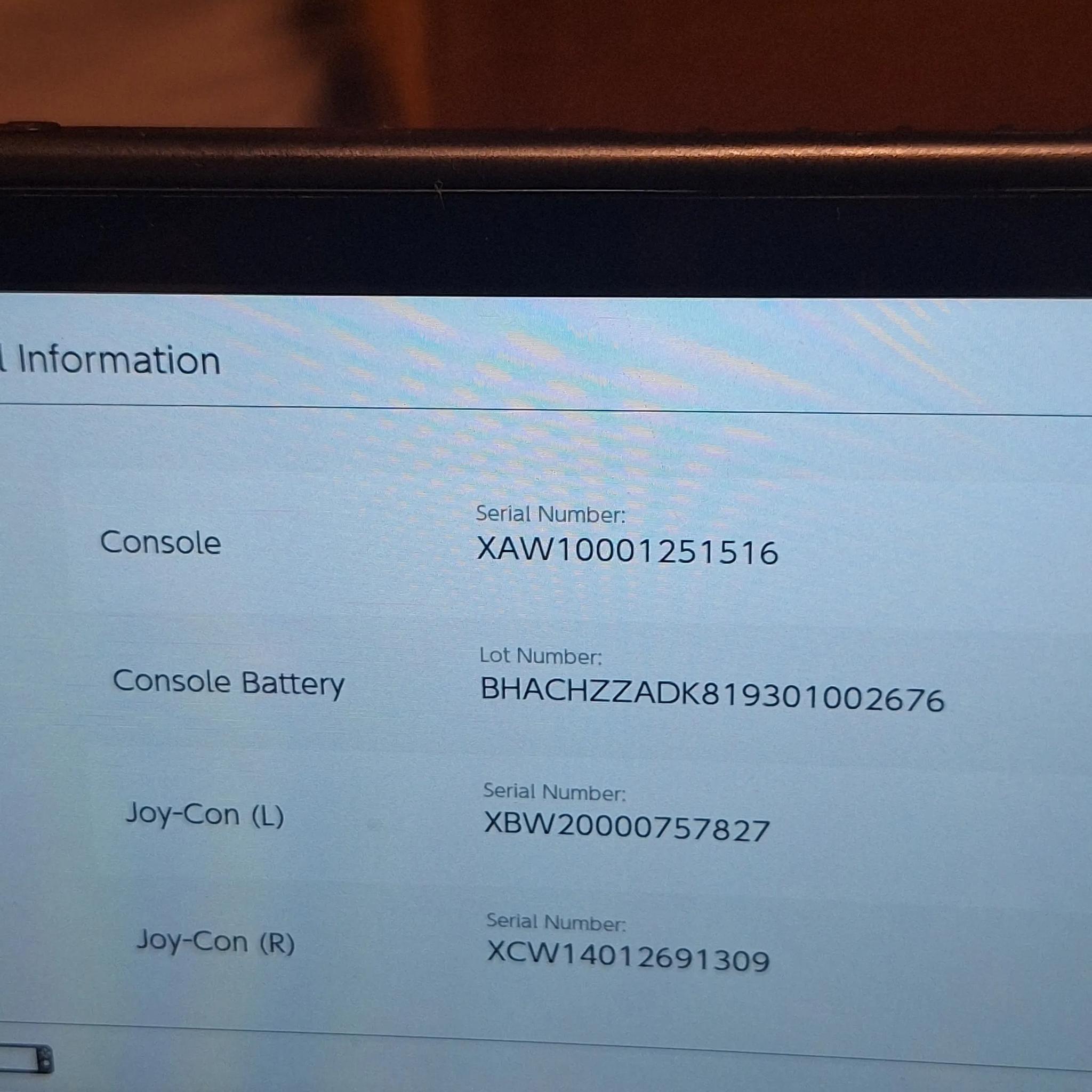 Unbanned Unpatched V1 Nintendo Switch Tablet with dock