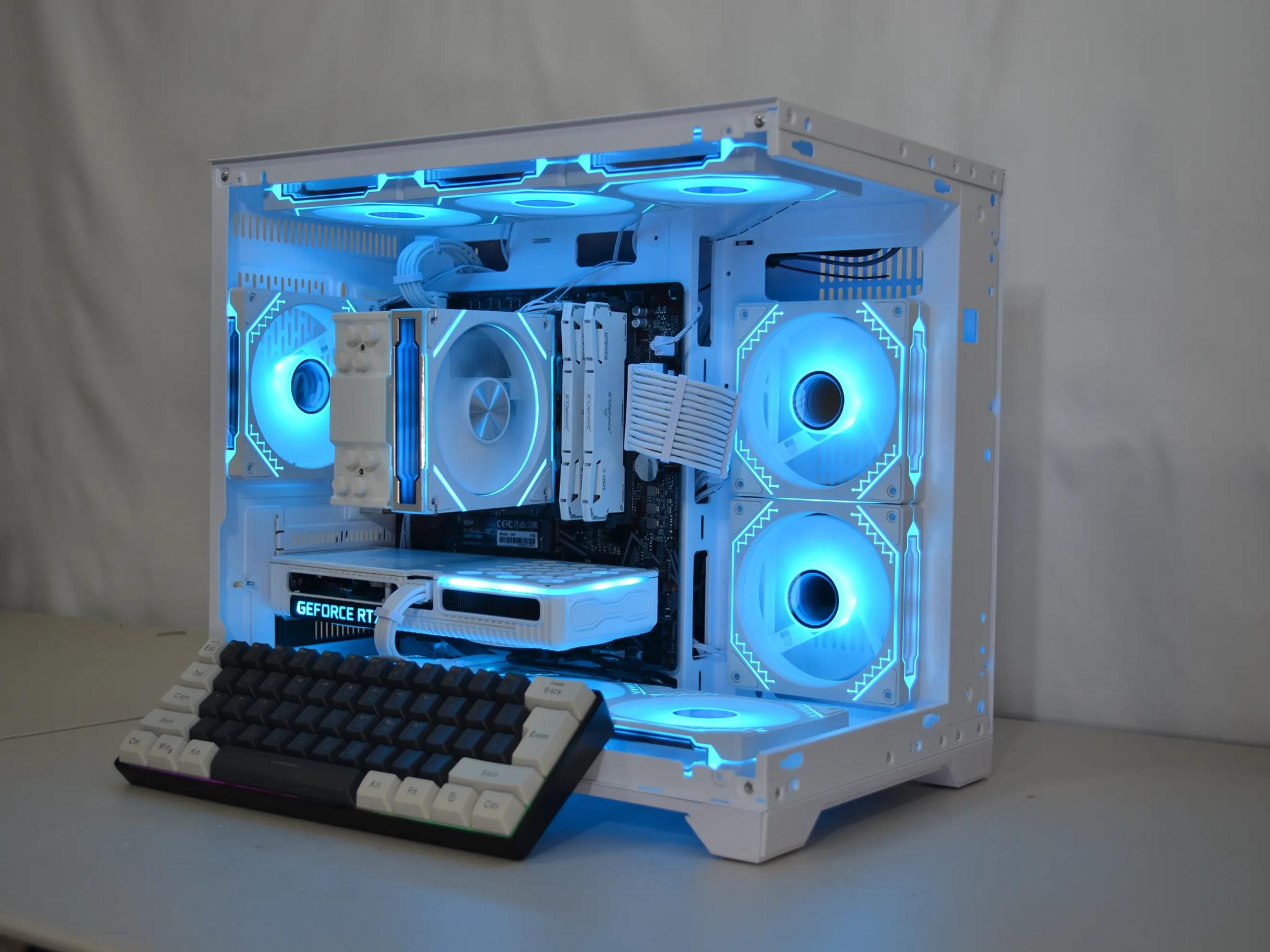 ⚪White Out⚪ Free Keyboard⌨️ | RTX 3060ti | Ryzen 5 5500 | 1tb NVMe | Windows 11 FULLY ACTIVATED