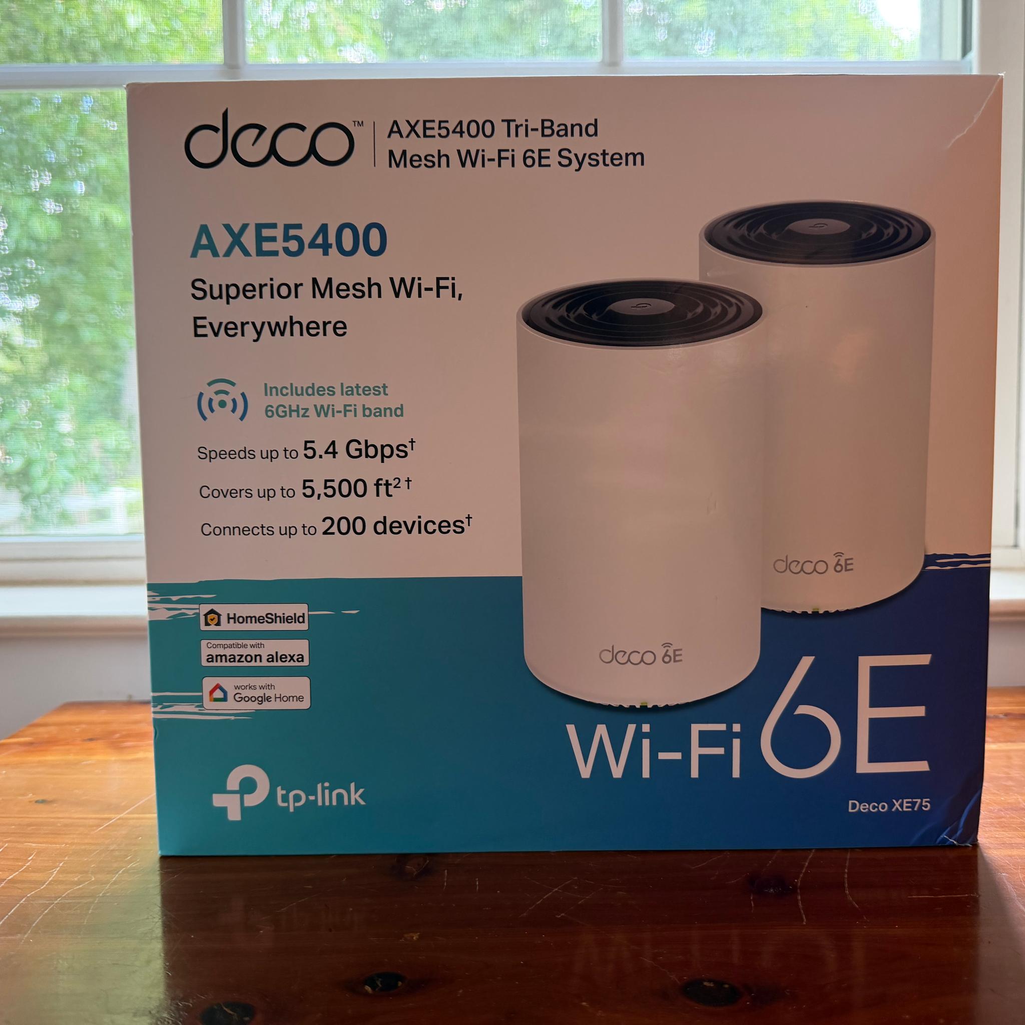 Dual Deco Routers WiFi 6E