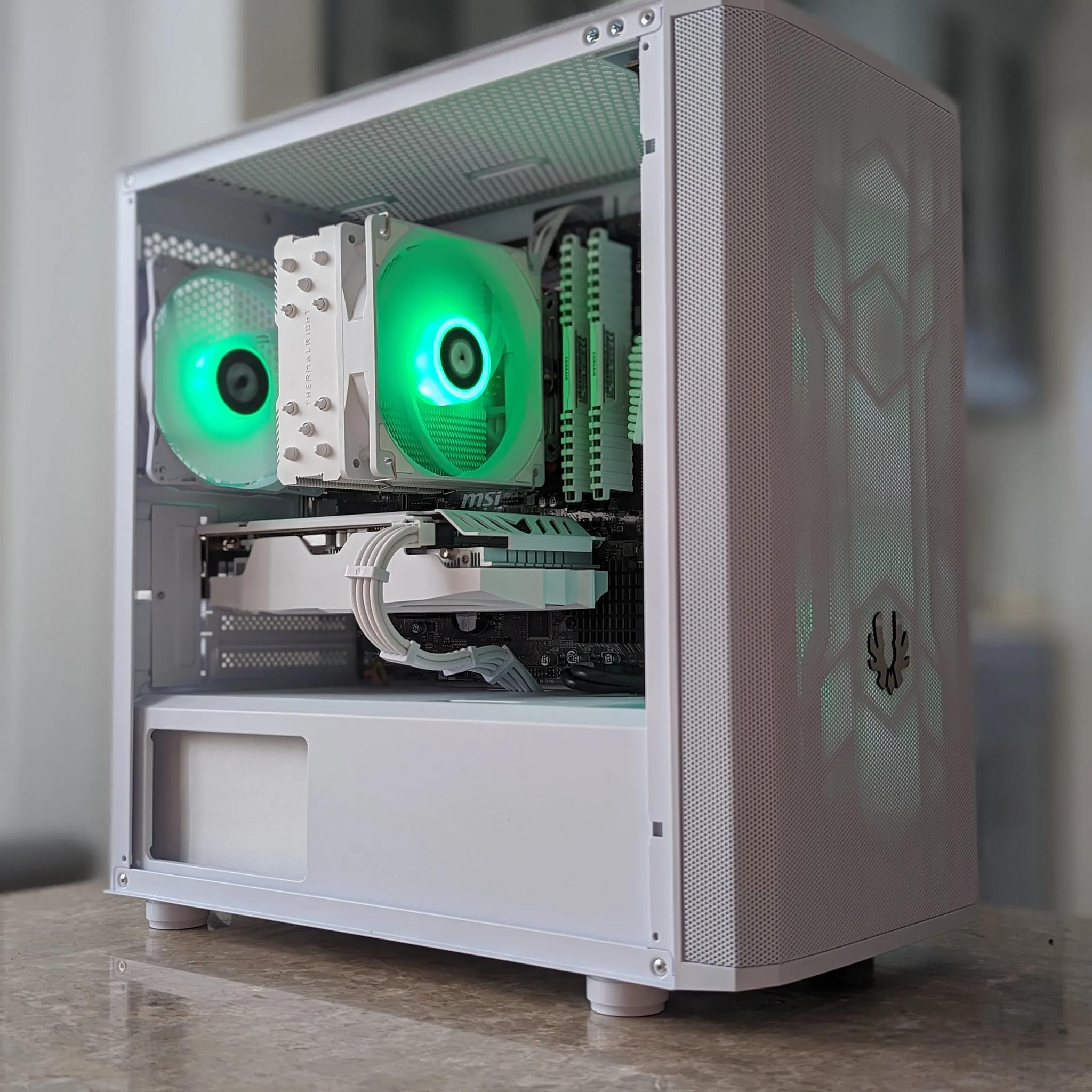 Ryzen 5 2600, RX 5500XT White Gaming/Streaming PC