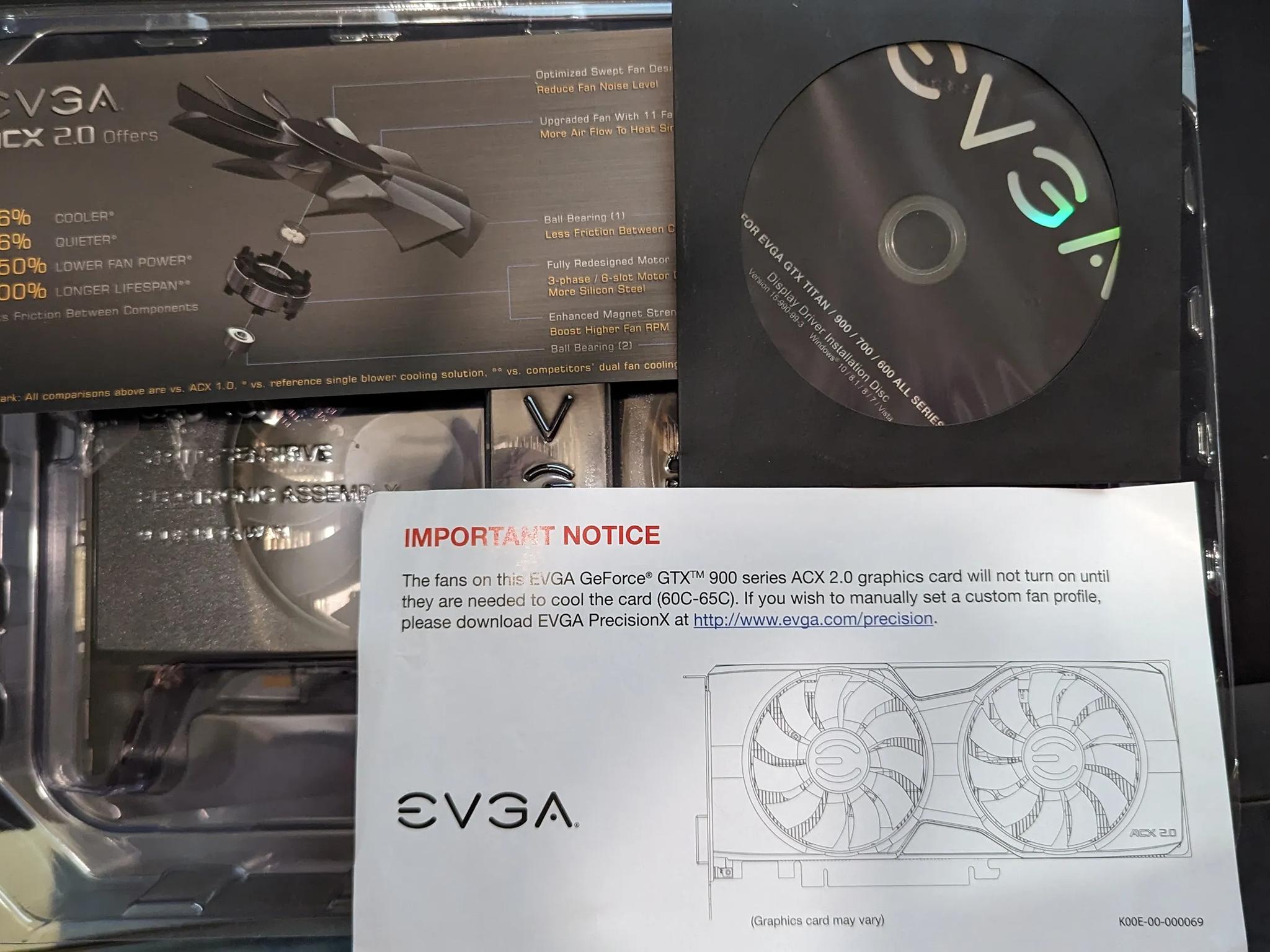 EVGA GeForce GTX 970 4GB SSC Gaming ACX 2.0+ Cooling Graphics Card (04G-P4-3975-KR)