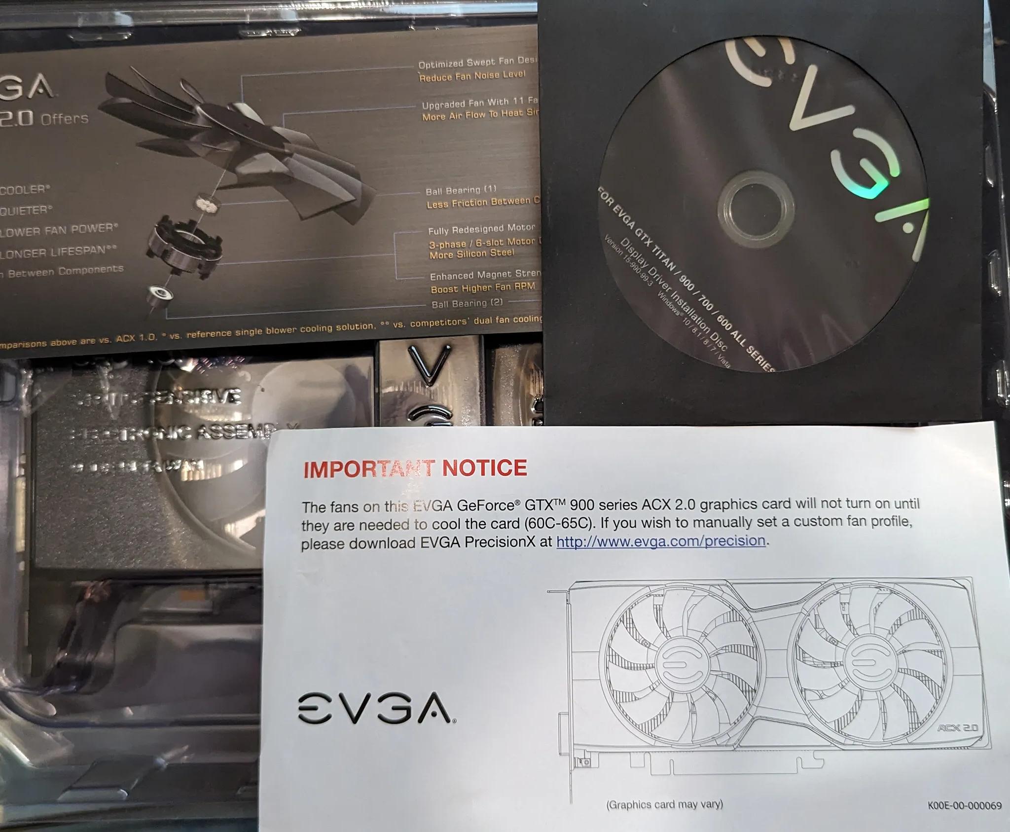 EVGA GeForce GTX 970 4GB SSC Gaming ACX 2.0+ Cooling Graphics Card (04G-P4-3975-KR)