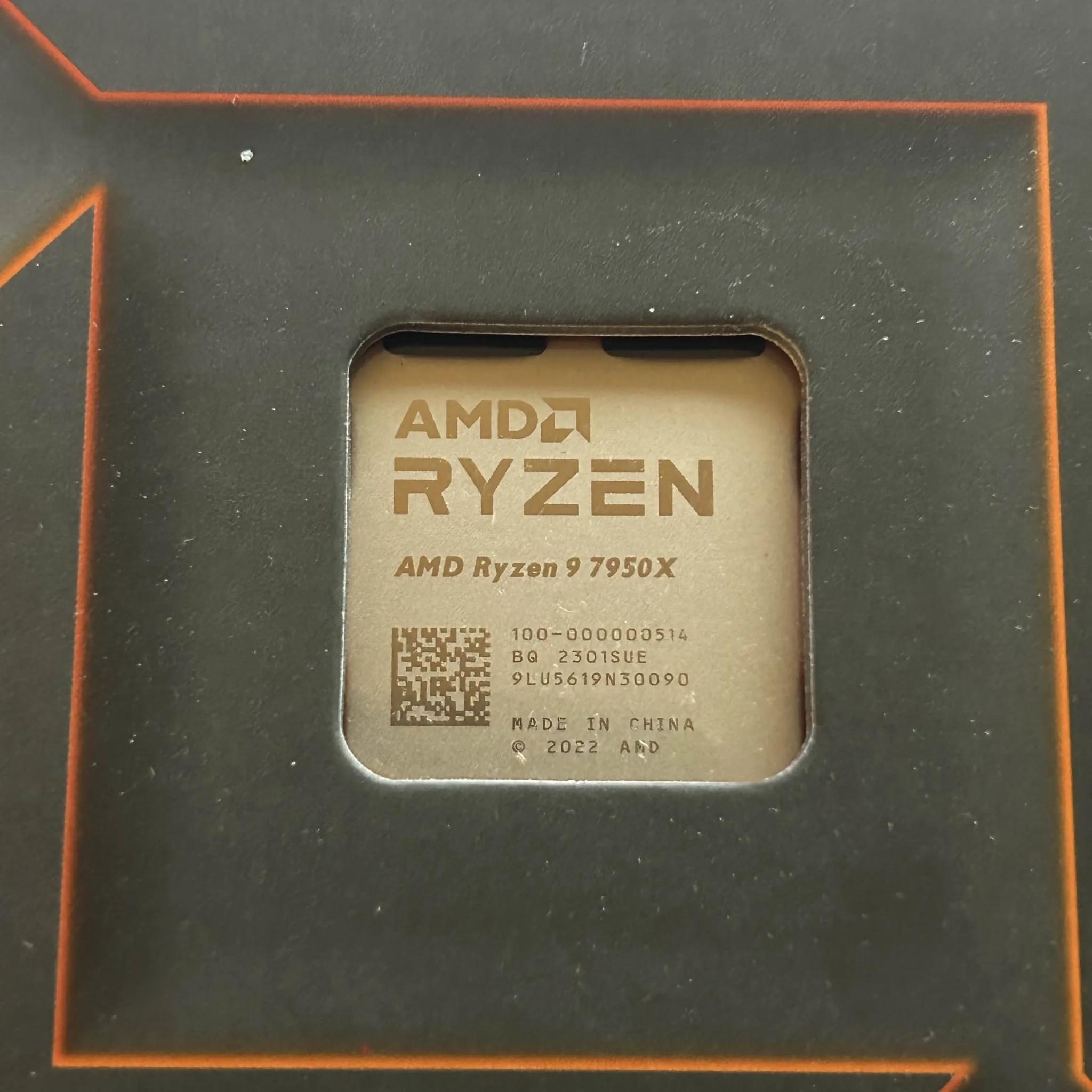 Ryzen 9 7950x 4.5 GHz 16 Core 32 Thread CPU | Unopened