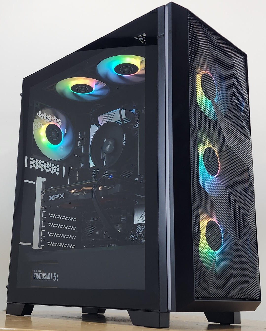 Gaming PC Ryzen 5 5500 16GB RAM 256GB SSD RX 580 8GB Windows 11