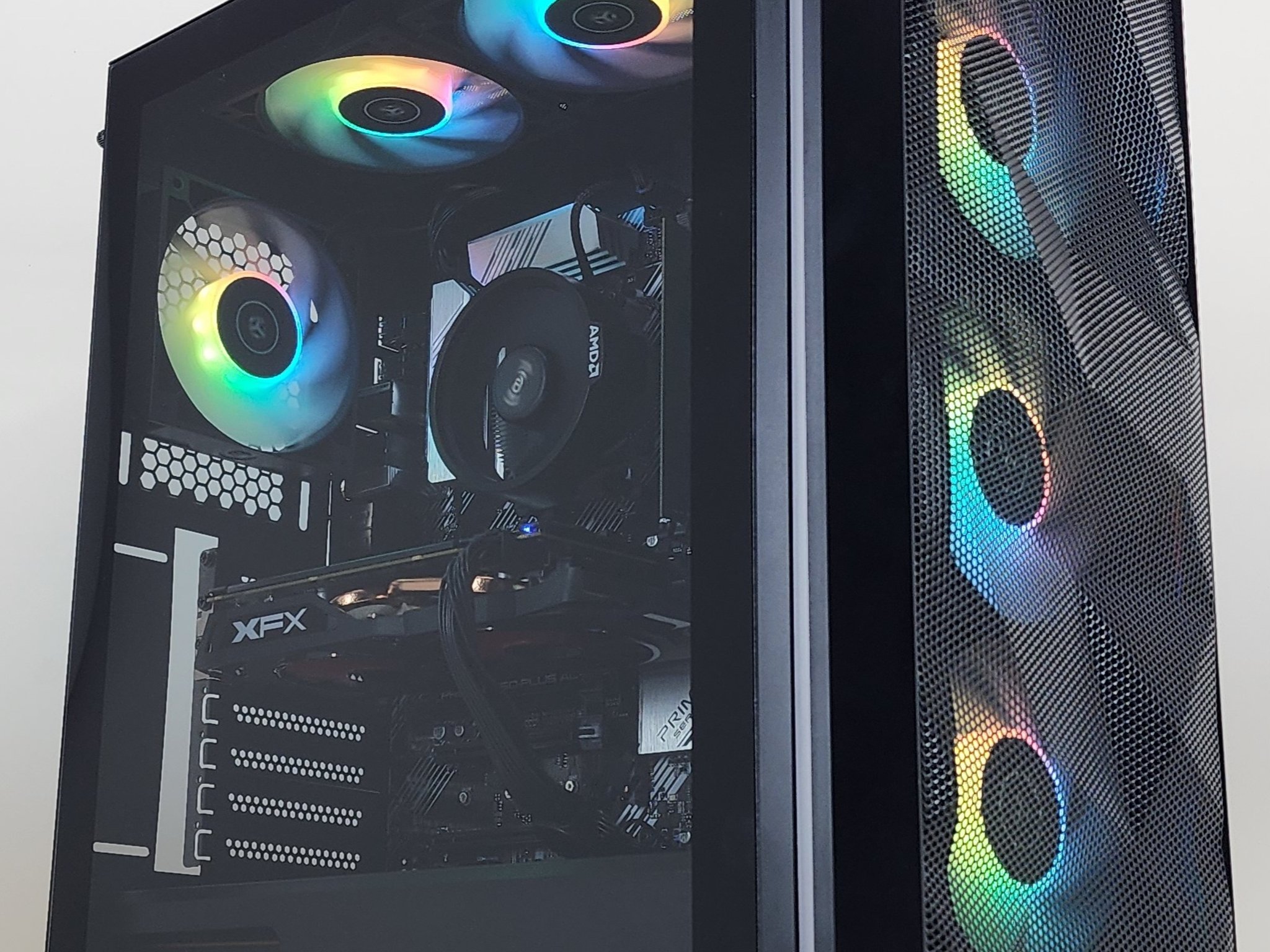 Gaming PC Ryzen 5 5500 16GB RAM 256GB SSD RX 580 8GB Windows 11 Computer