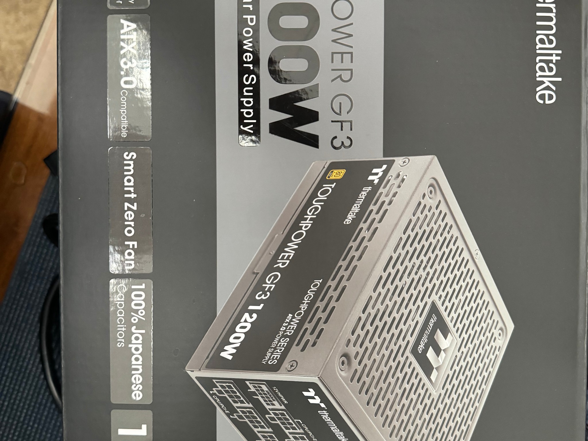 Thermaltake Toughpower GF A3 1200W, True 600W 12VHPWR  ATX3.0 PSU