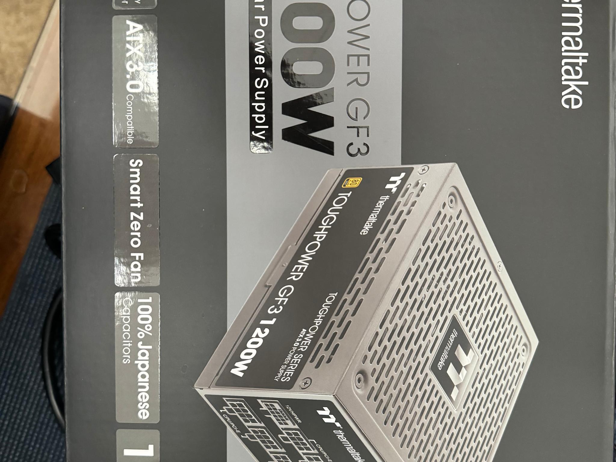 Thermaltake Toughpower GF A3 1200W, True 600W 12VHPWR  ATX3.0 PSU