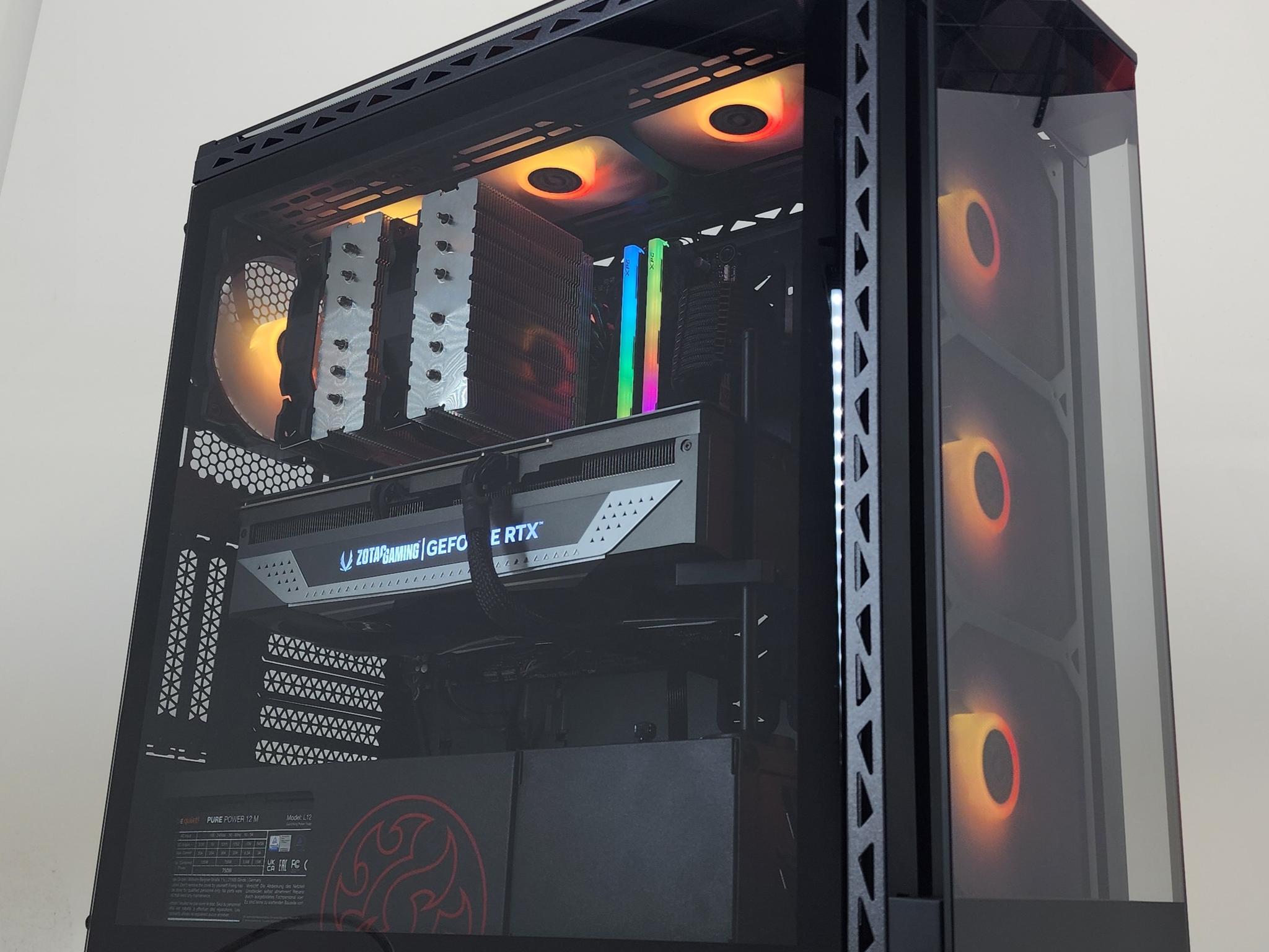 Gaming PC Ryzen 7 7700X 32GB RAM 1TB SSD RTX 4070 Ti SUPER 16GB Win11 Computer