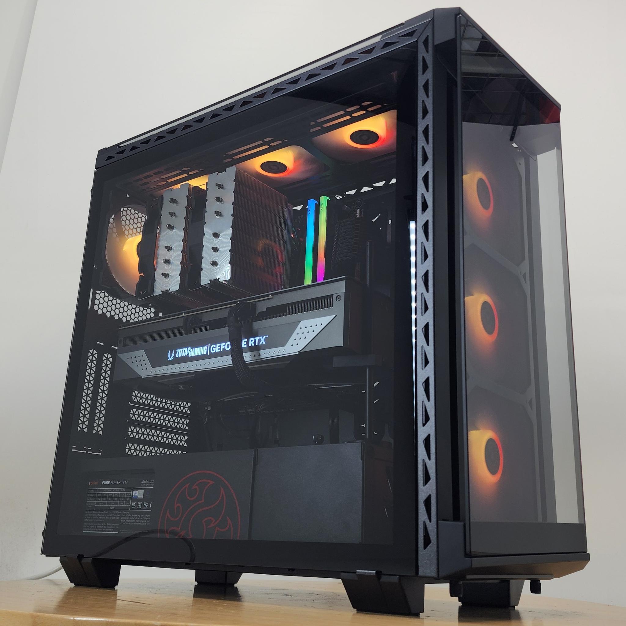 Gaming PC Ryzen 7 7700X 32GB RAM 1TB SSD RTX 4070 Ti SUPER 16GB Win11 Computer