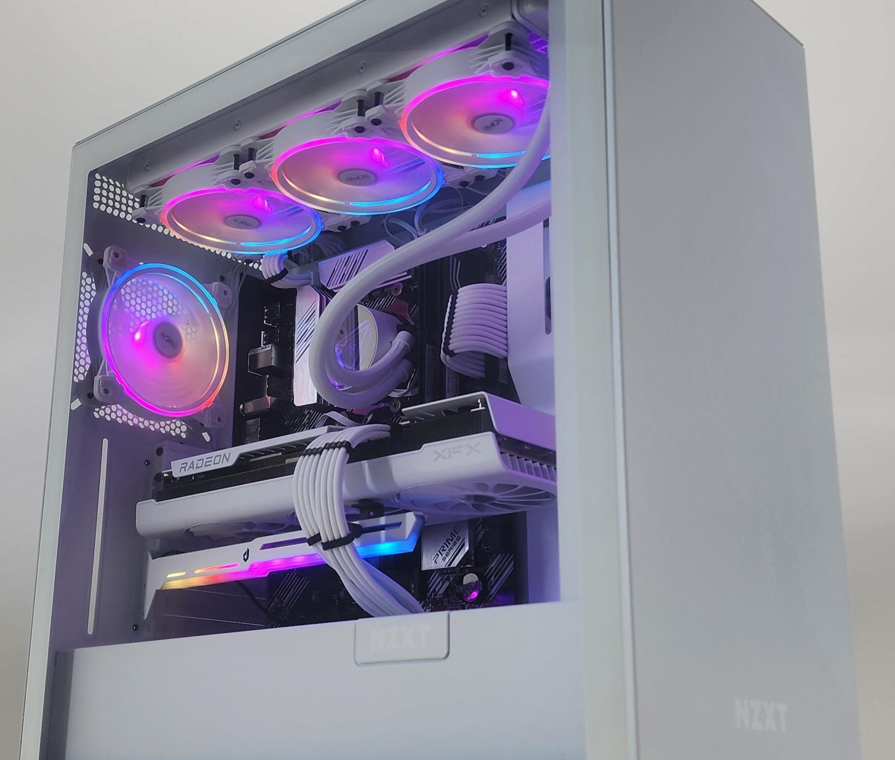 Gaming PC Ryzen 7 5700X 16GB RAM 1TB SSD RX 7800 XT 16GB Windows 11 Computer