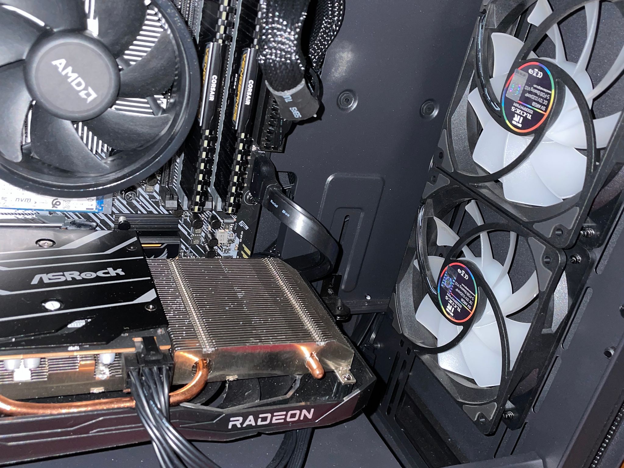 Ryzen 5 3600 RX 6600 Black Stealth Gaming PC
