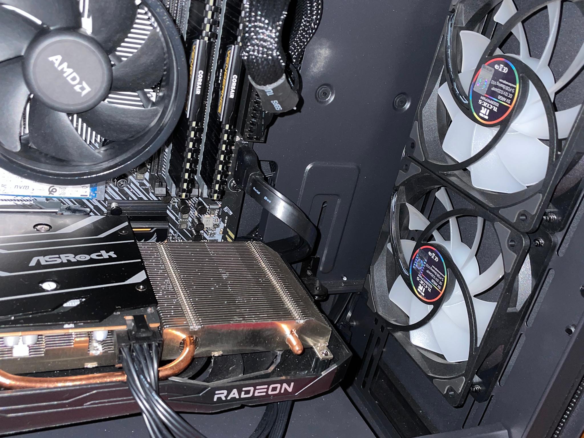 Ryzen 5 3600 RX 6600 Black Stealth Gaming PC