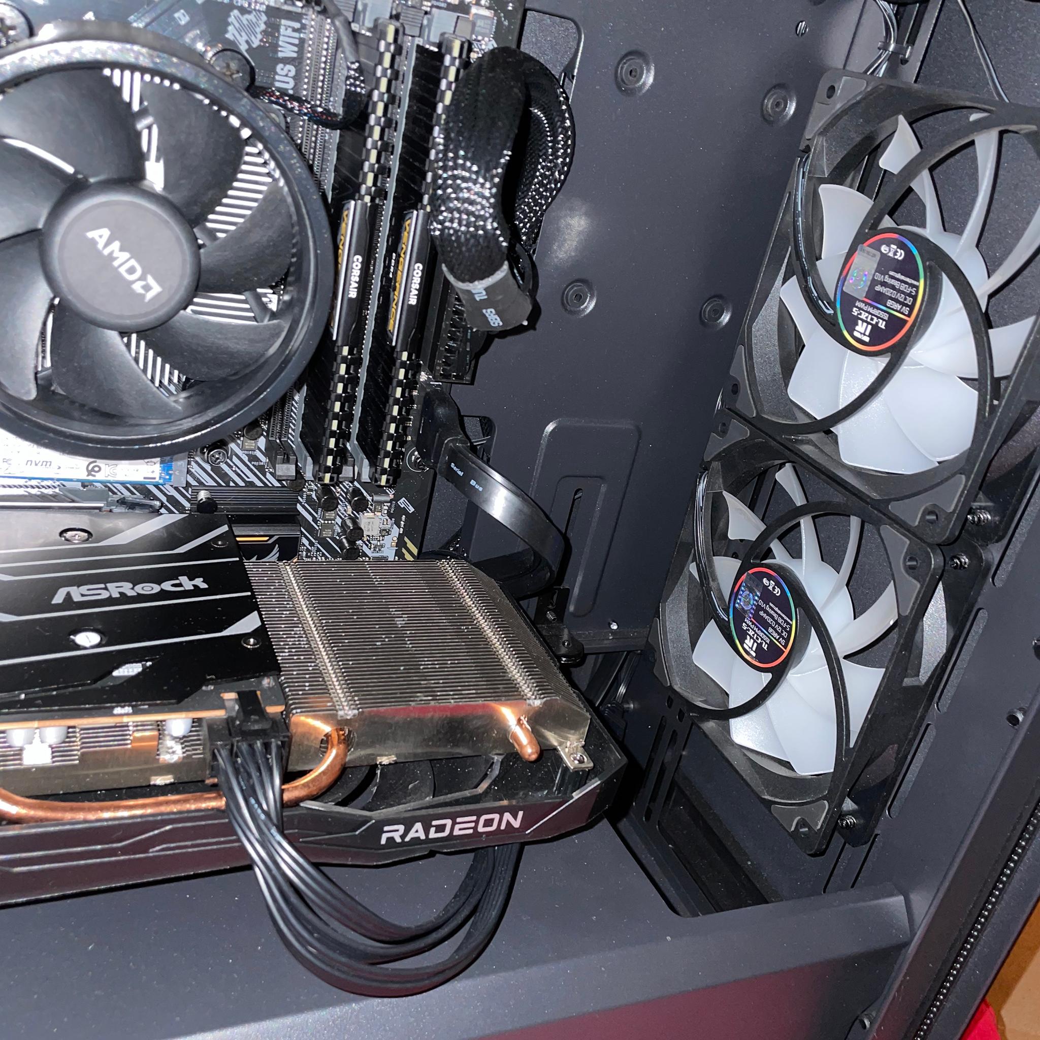 Ryzen 5 3600 RX 6600 Black Stealth Gaming PC