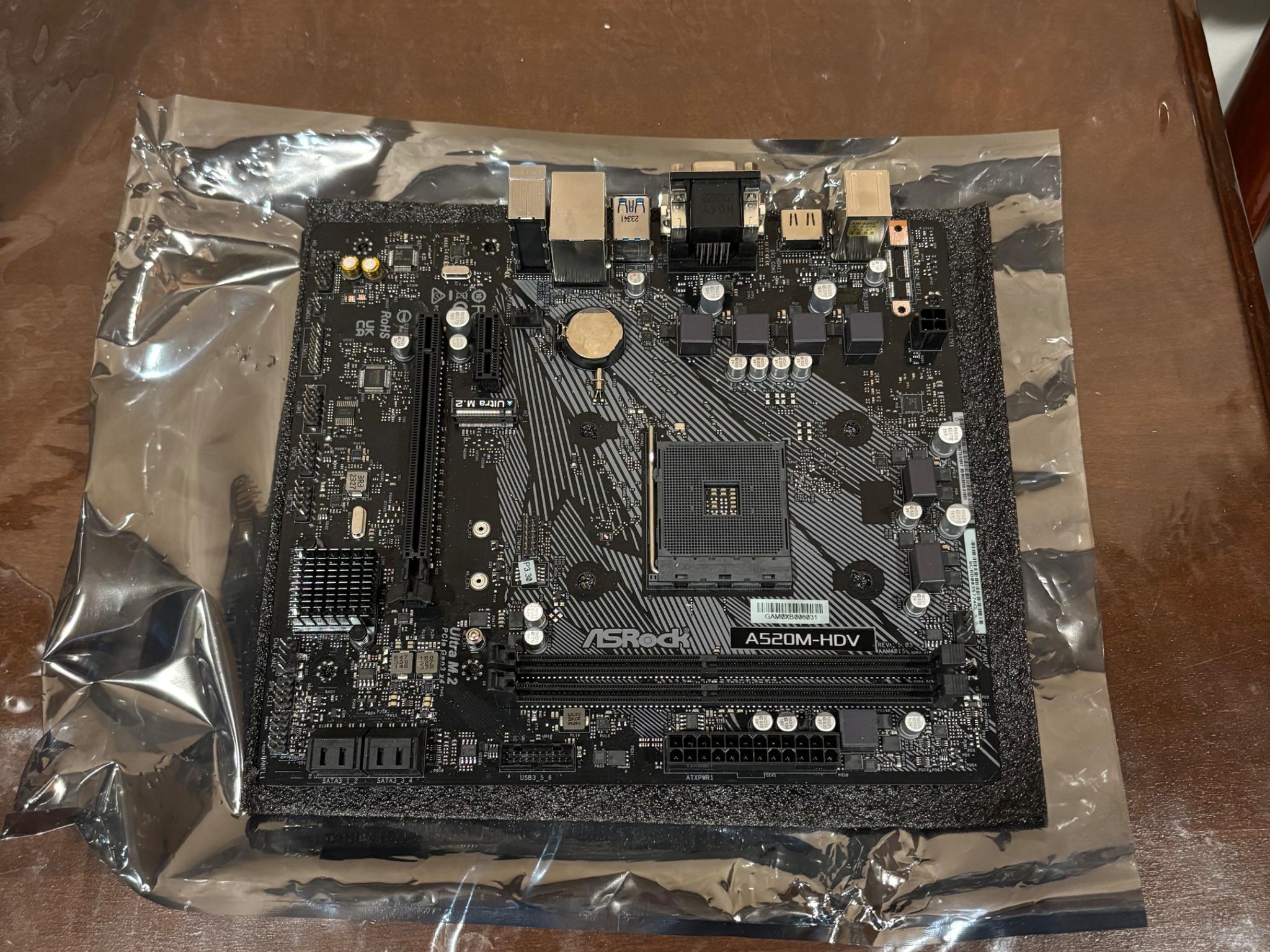 ASRock A520M-HDV MicroATX