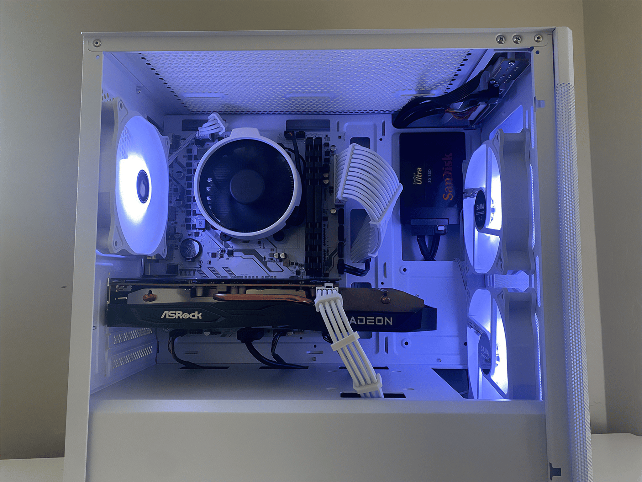 ❄️💵 SALE | RX 6600XT 8GB | RYZEN 5 5500 | 1TB SSD | 16GB RAM | WINDOWS 11 | WHITE RGB 💵 ❄️