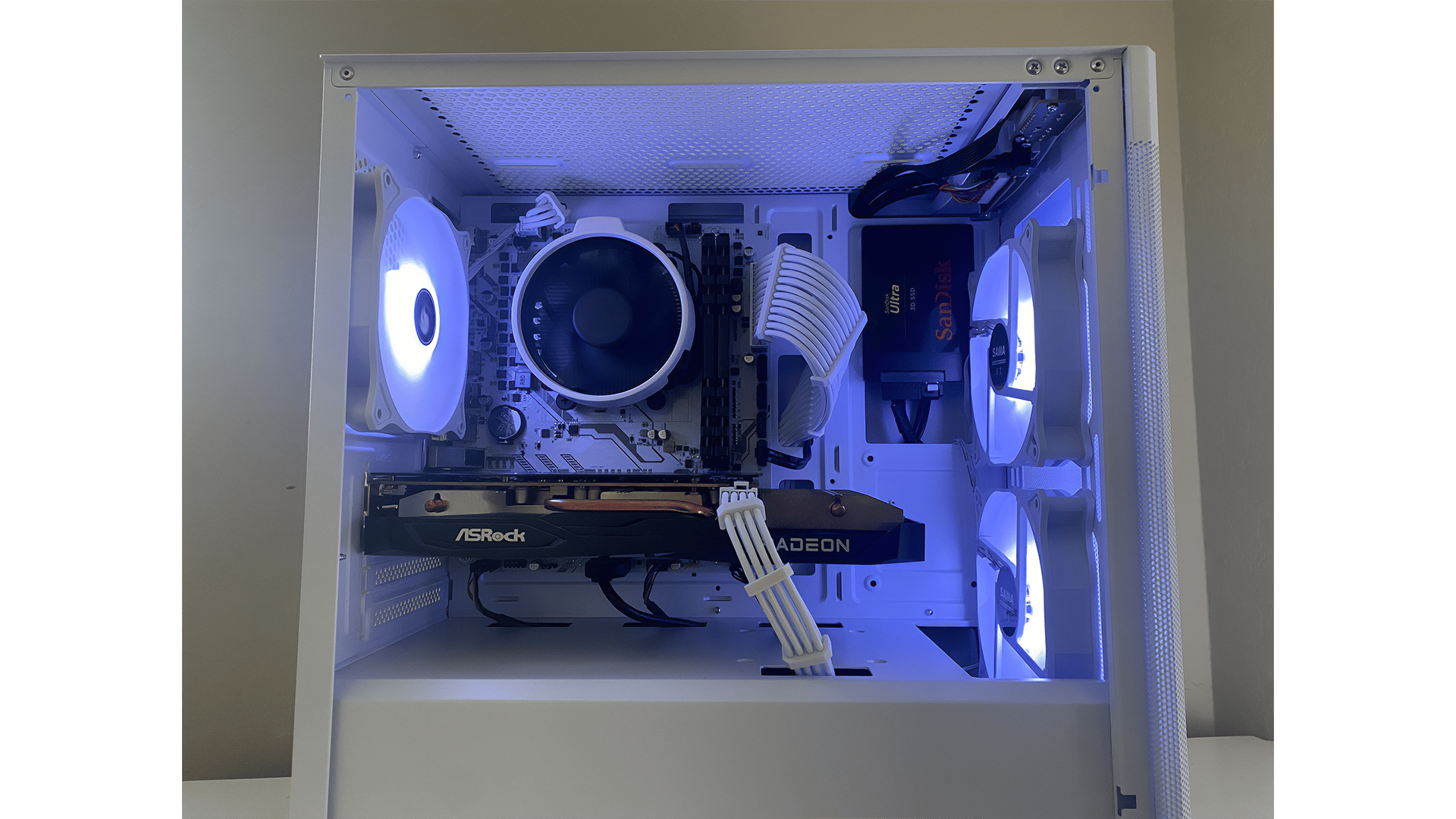 ❄️💵 SALE | RX 6600XT 8GB | RYZEN 5 5500 | 1TB SSD | 16GB RAM | WINDOWS 11 | WHITE RGB 💵 ❄️