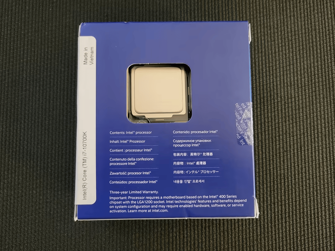 Brand New Intel Core i7-10700K | 8-Core/16-Thread 