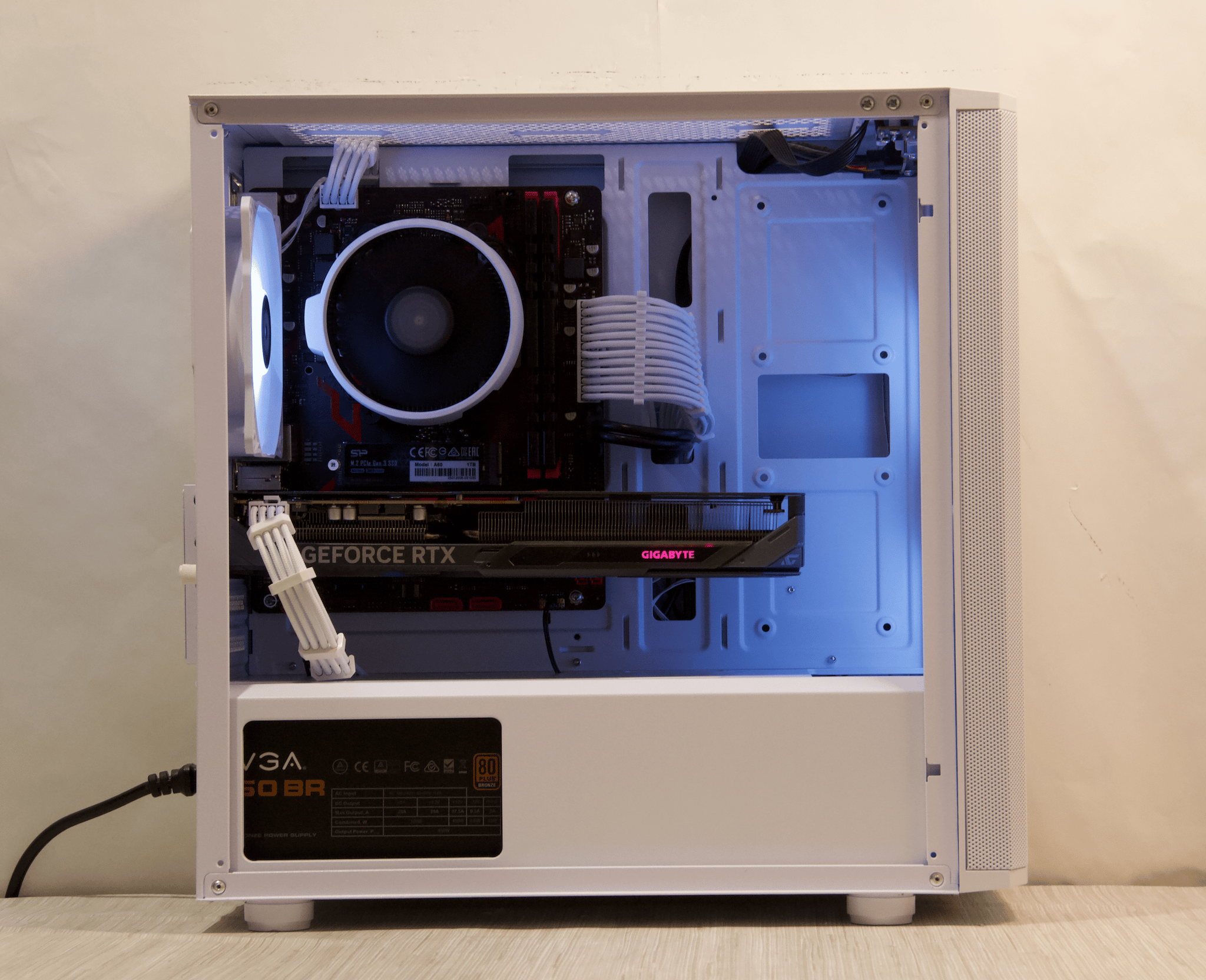 RTX 5060, Ryzen 5 3600, 16GB DDR4, 1TB NVMe SSD, WiFi - Custom Gaming PC