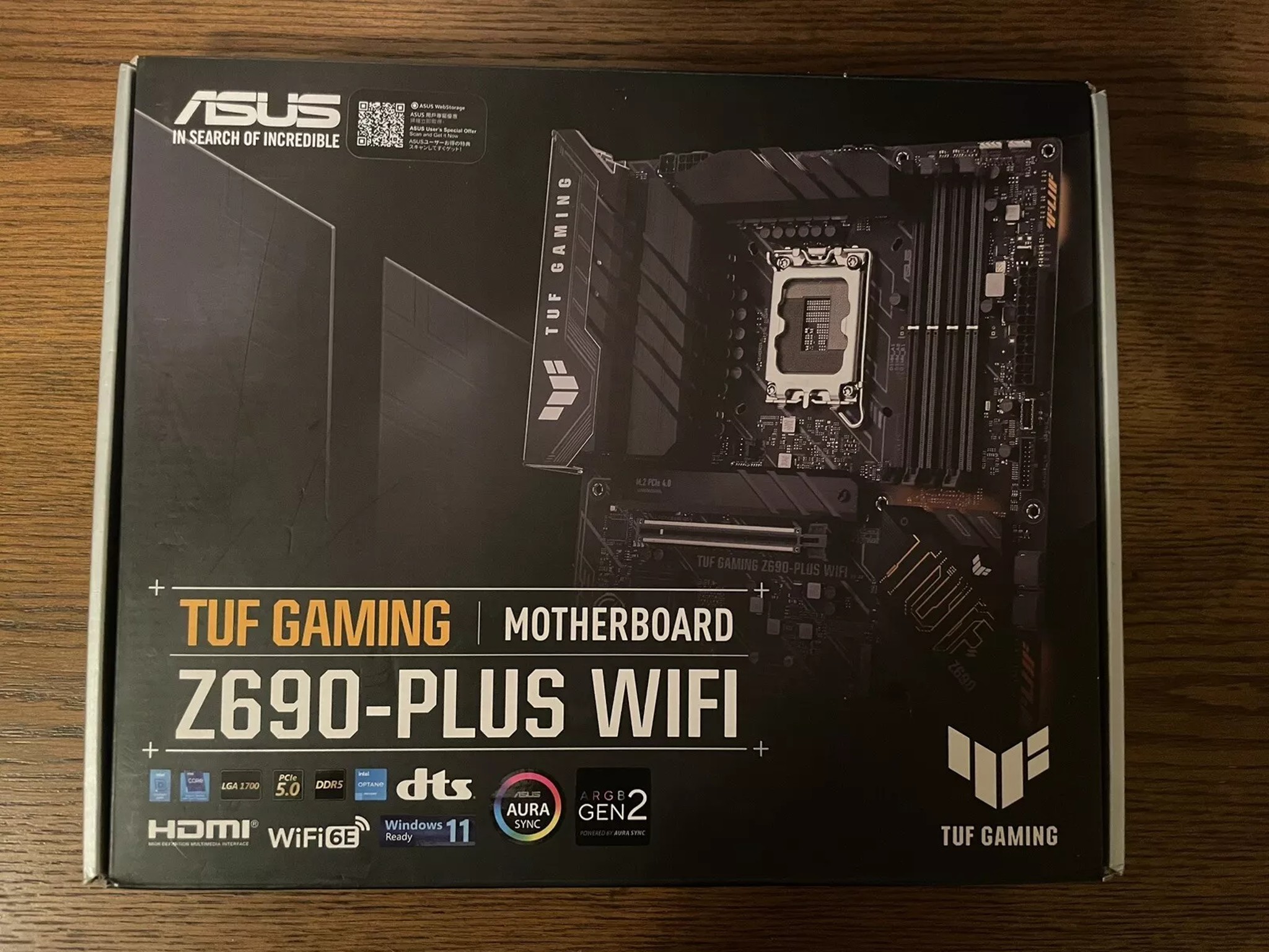 ASUS TUF Gaming Z690-Plus WiFi LGA 1700 ATX Intel Motherboard
