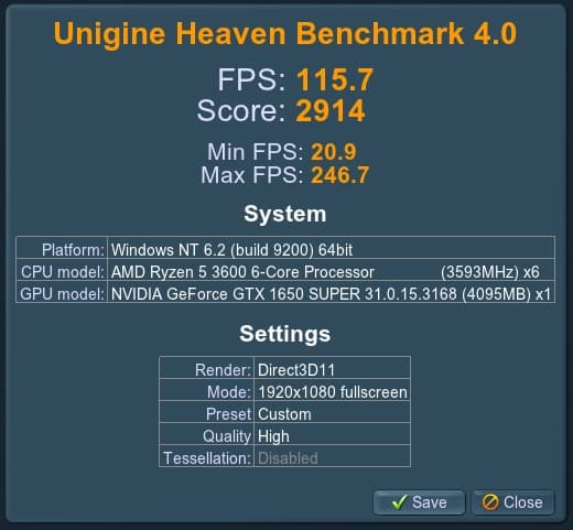 Ryzen 5 3600 - Nvidia GTX 1650 Super - 16GB RAM - WiFI