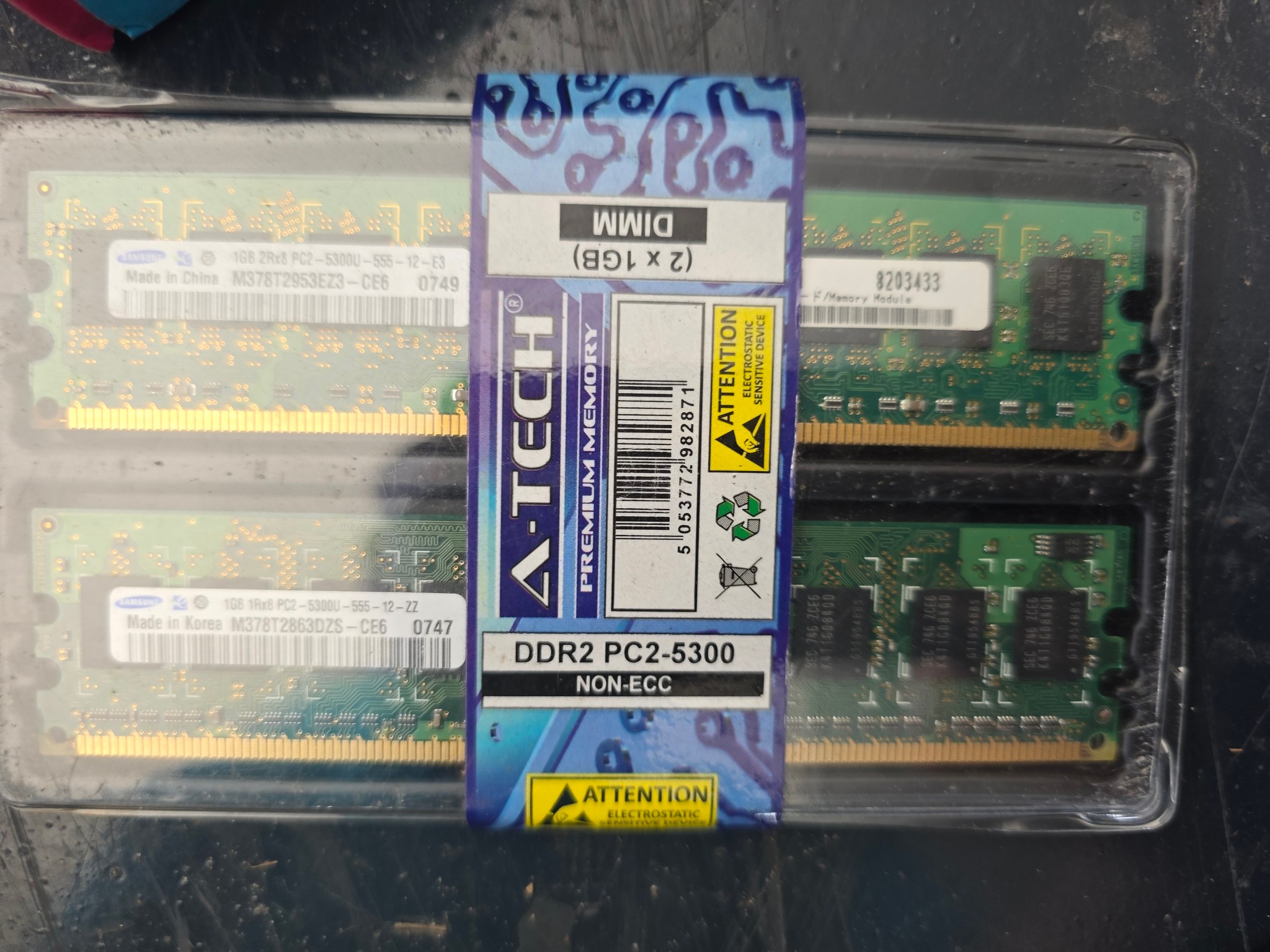 Samsung, Atech, Lenovo, HP, Elpida Used Memory Ram