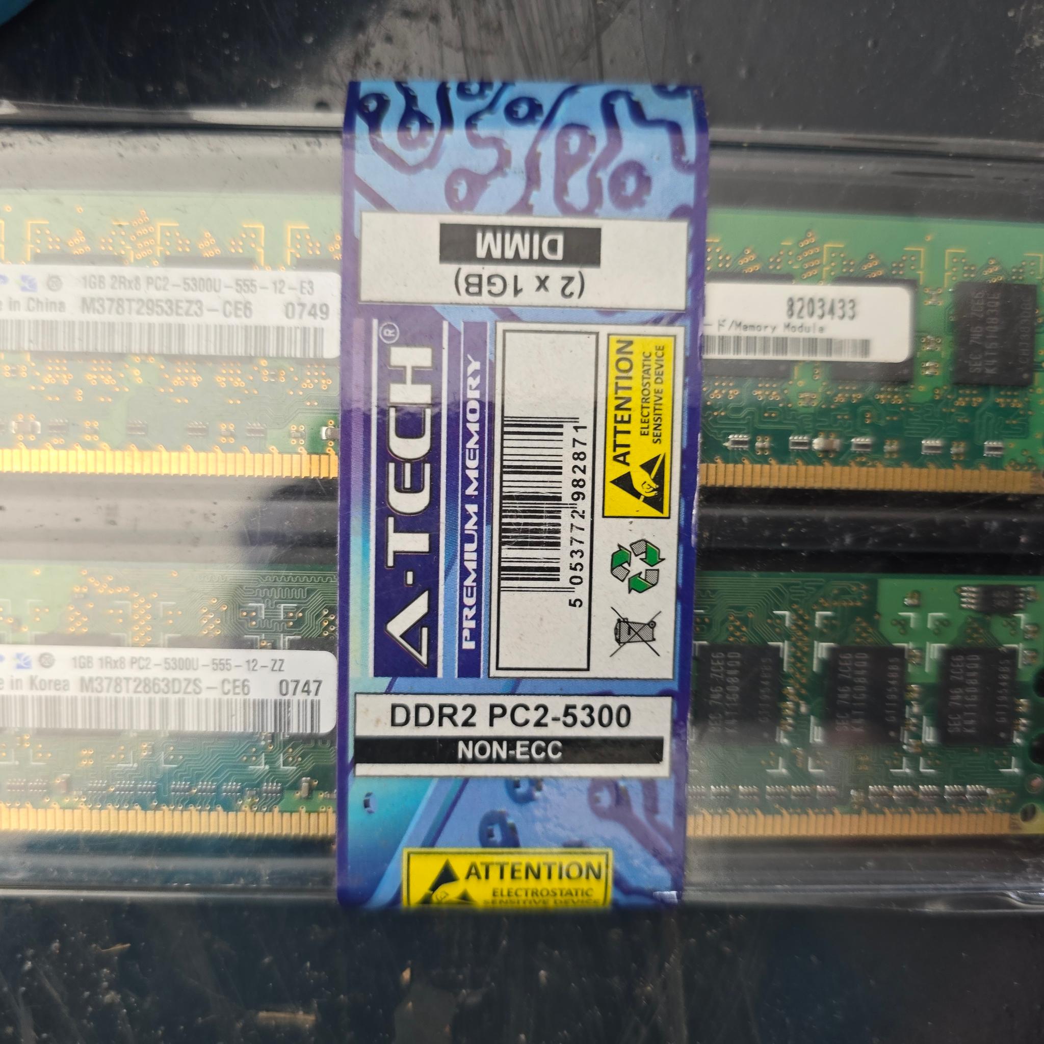 Samsung, Atech, Lenovo, HP, Elpida Used Memory Ram