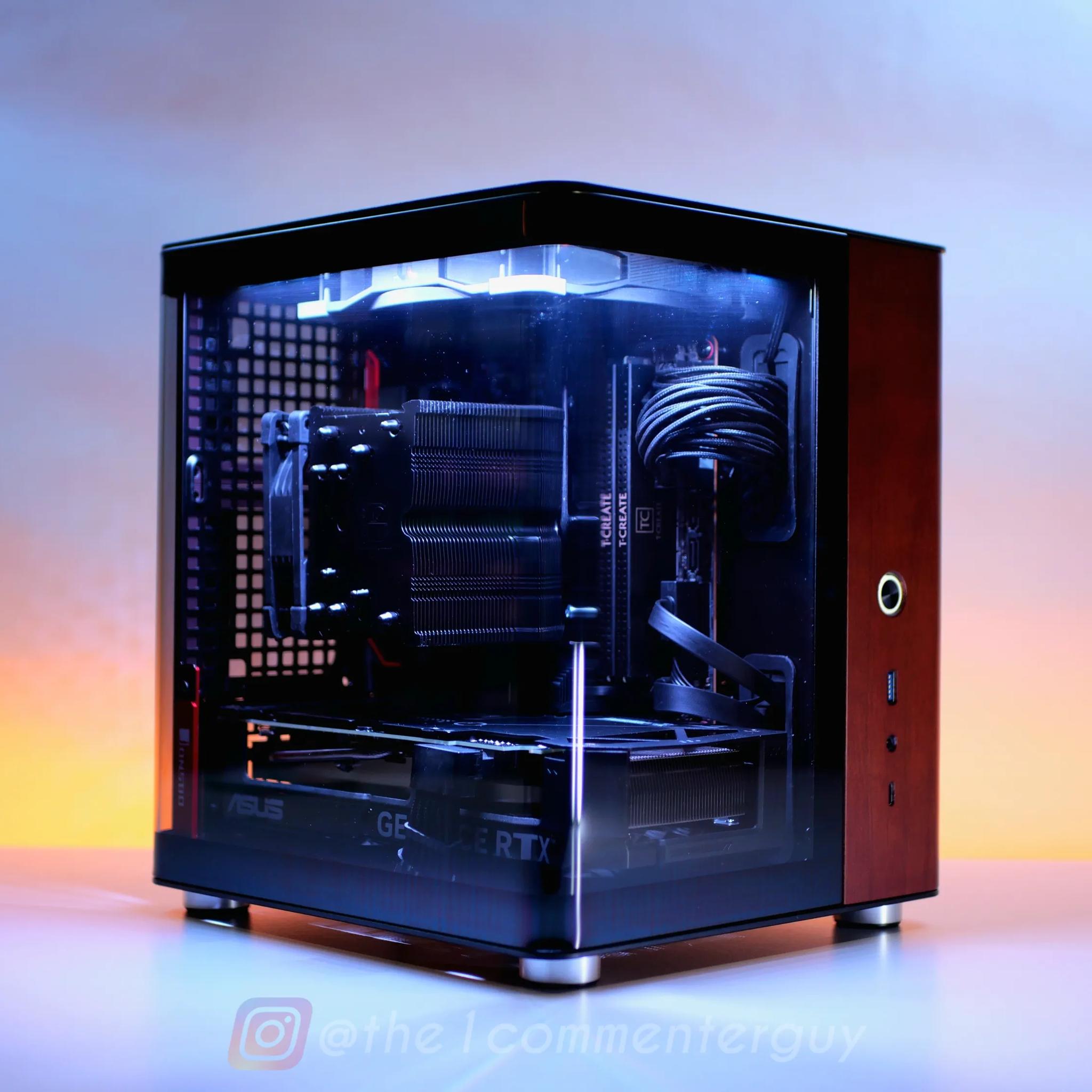 LOG-IN🪵|◼️ RTX 4070 SUPER, Ryzen 7500F, 32GB DDR5, 1TB nvme ITX SFF gaming pc