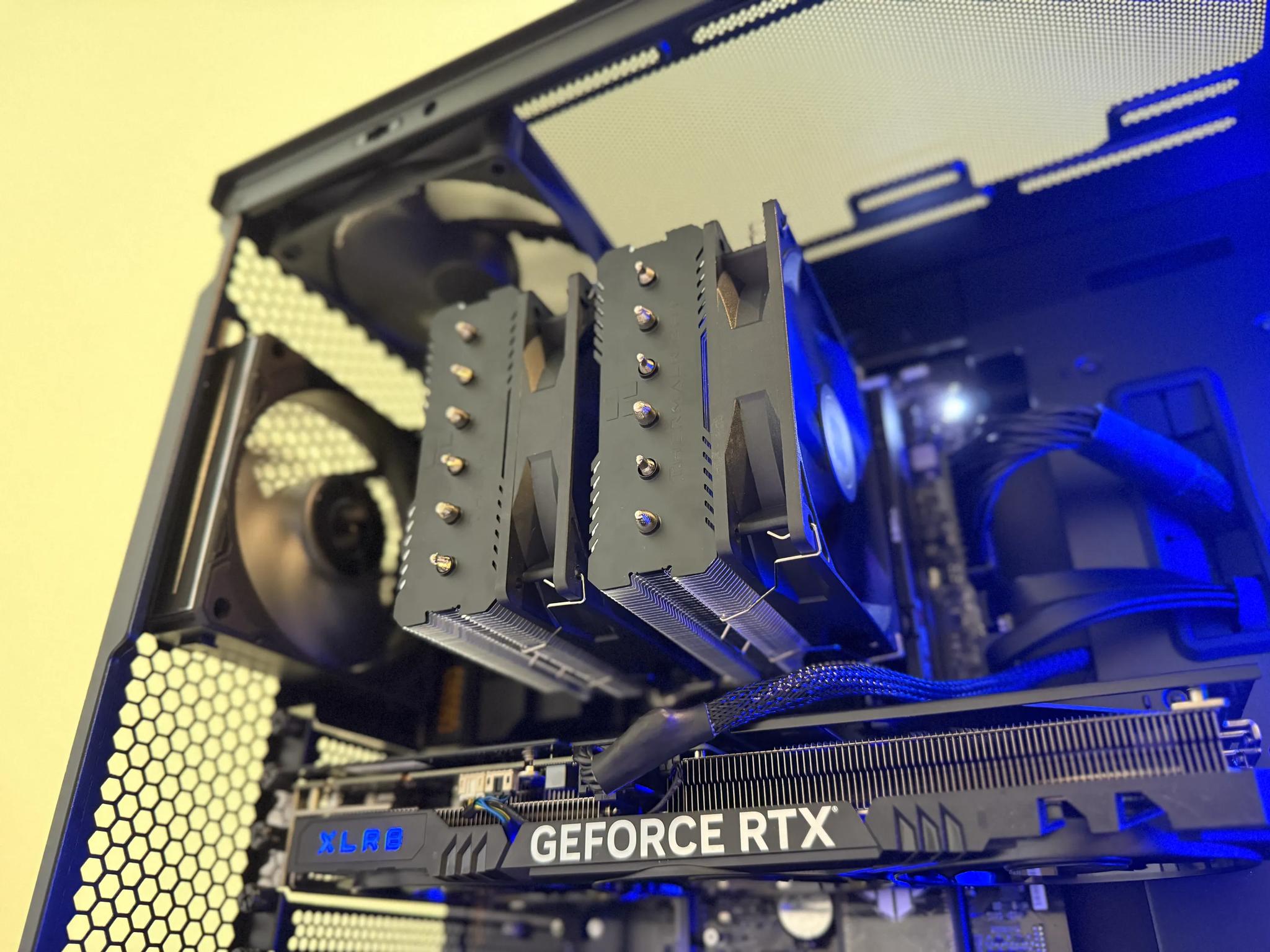 1080p & 1440p Gaming PC - The Blue Sentinel | 4060 TI | 7800X3D | 32GB RAM | 2TB NVME | 850W Gold