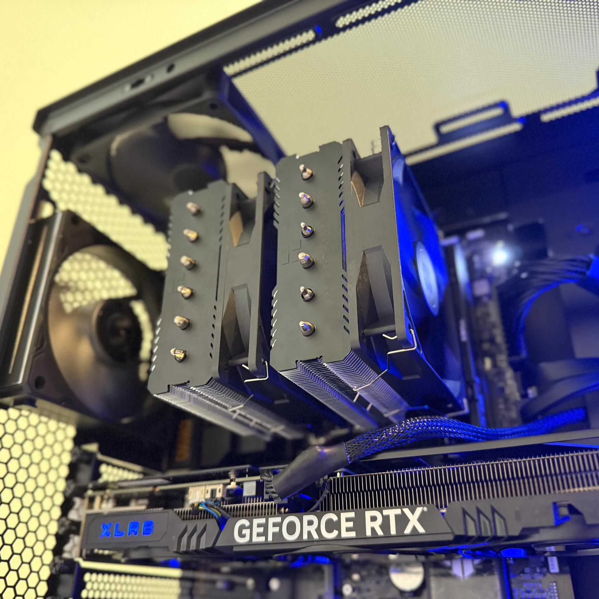 1080p & 1440p Gaming PC - The Blue Sentinel | 4060 TI | 7800X3D | 32GB RAM | 2TB NVME | 850W Gold