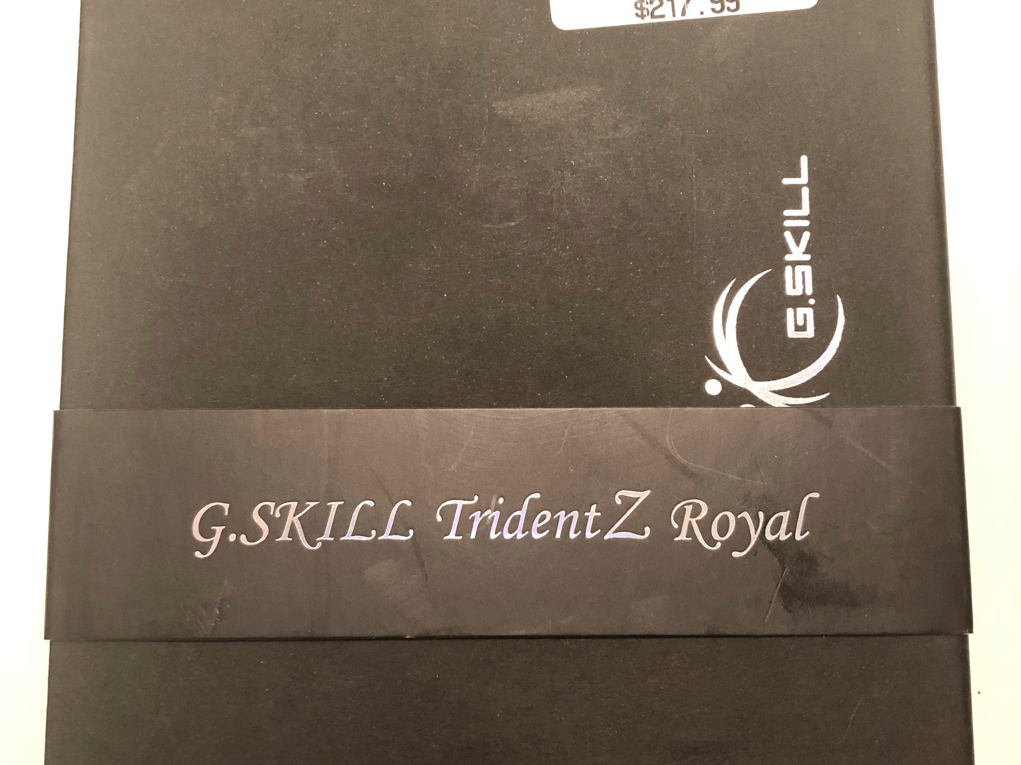 ***Like New*** G.Skill Trident Z Royal RGB 16GB (2 x 8GB) DDR4-3600 CL18 [SILVER]