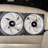 2 Corsair ICUE Link QX120 RGB 120MM fans