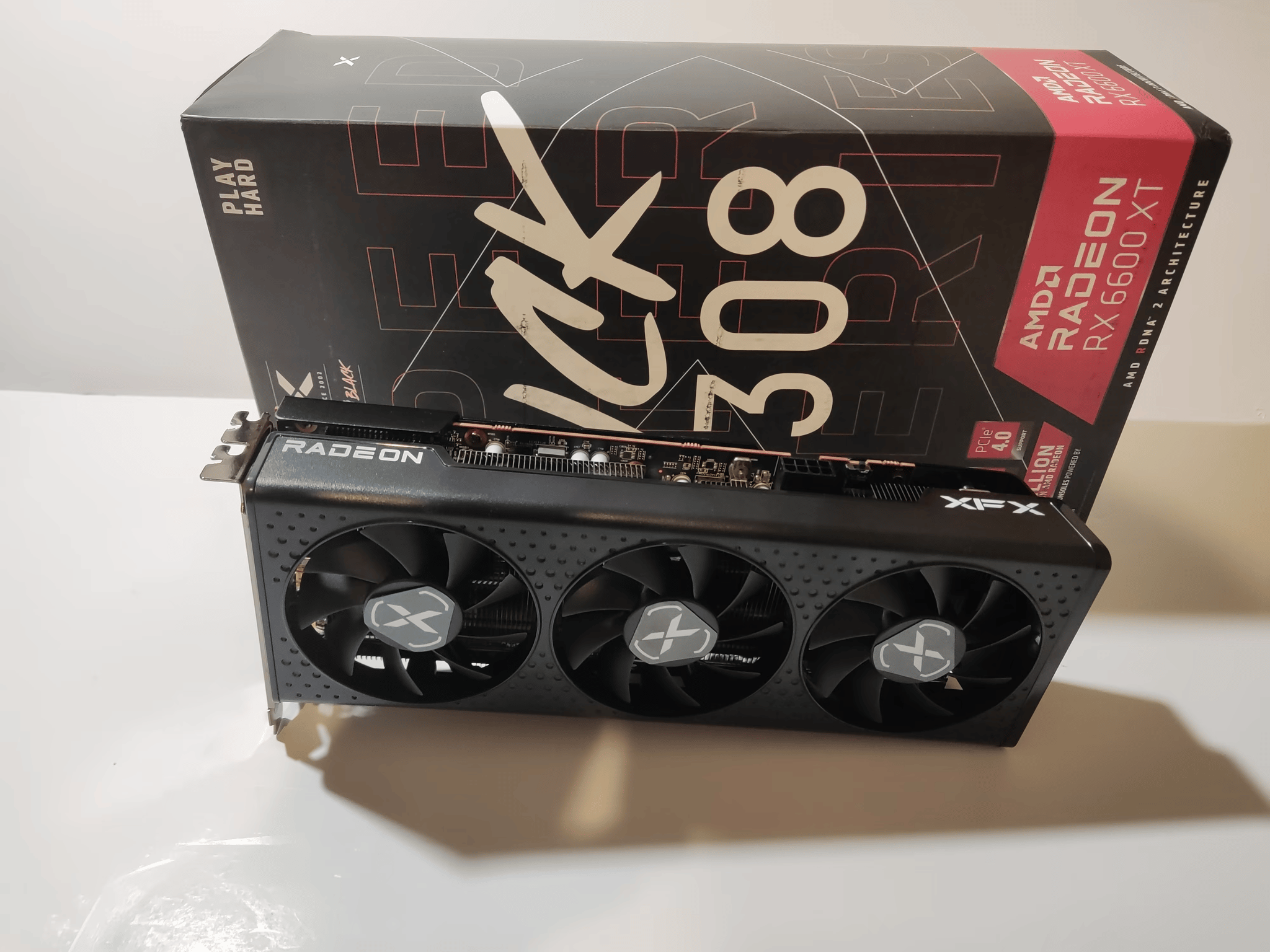 XFX QICK308 6600XT PCIE 4.0 Triple Fan GPU