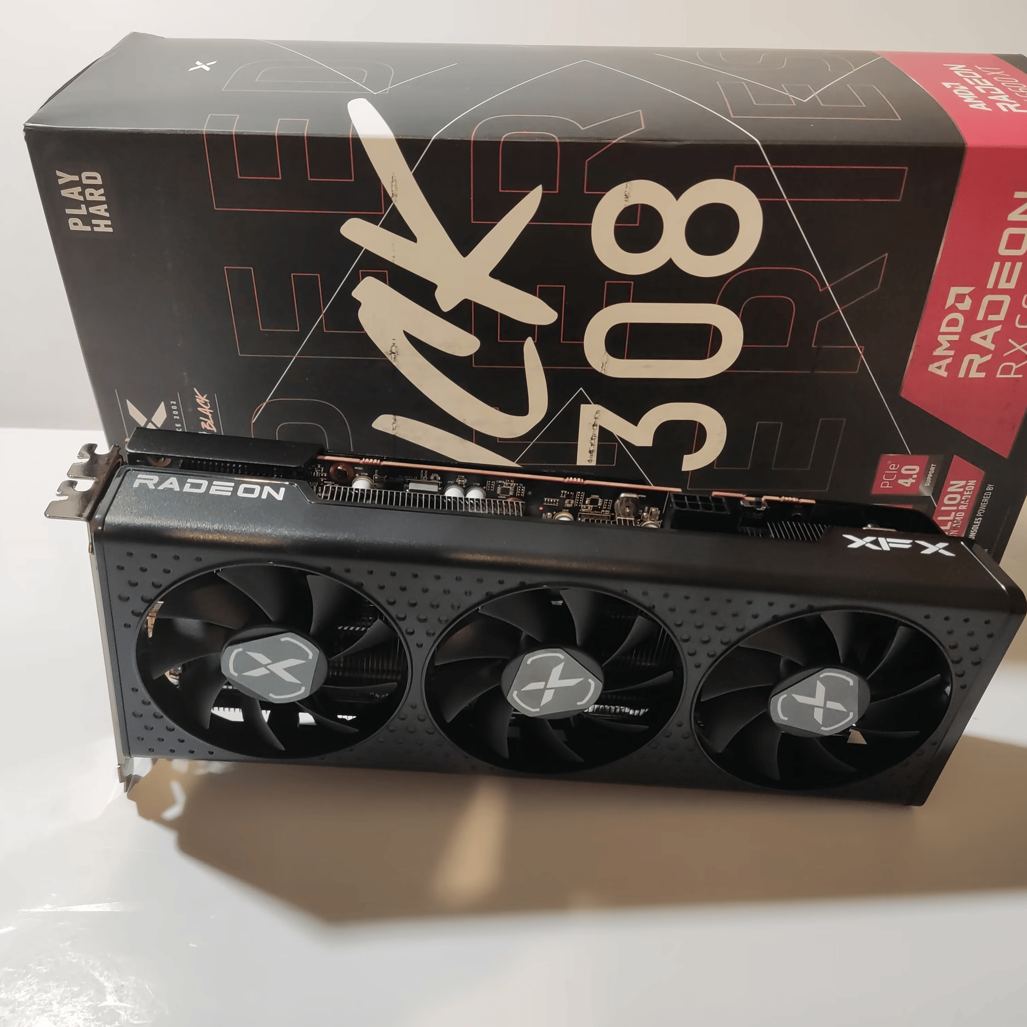 XFX QICK308 6600XT PCIE 4.0 Triple Fan GPU