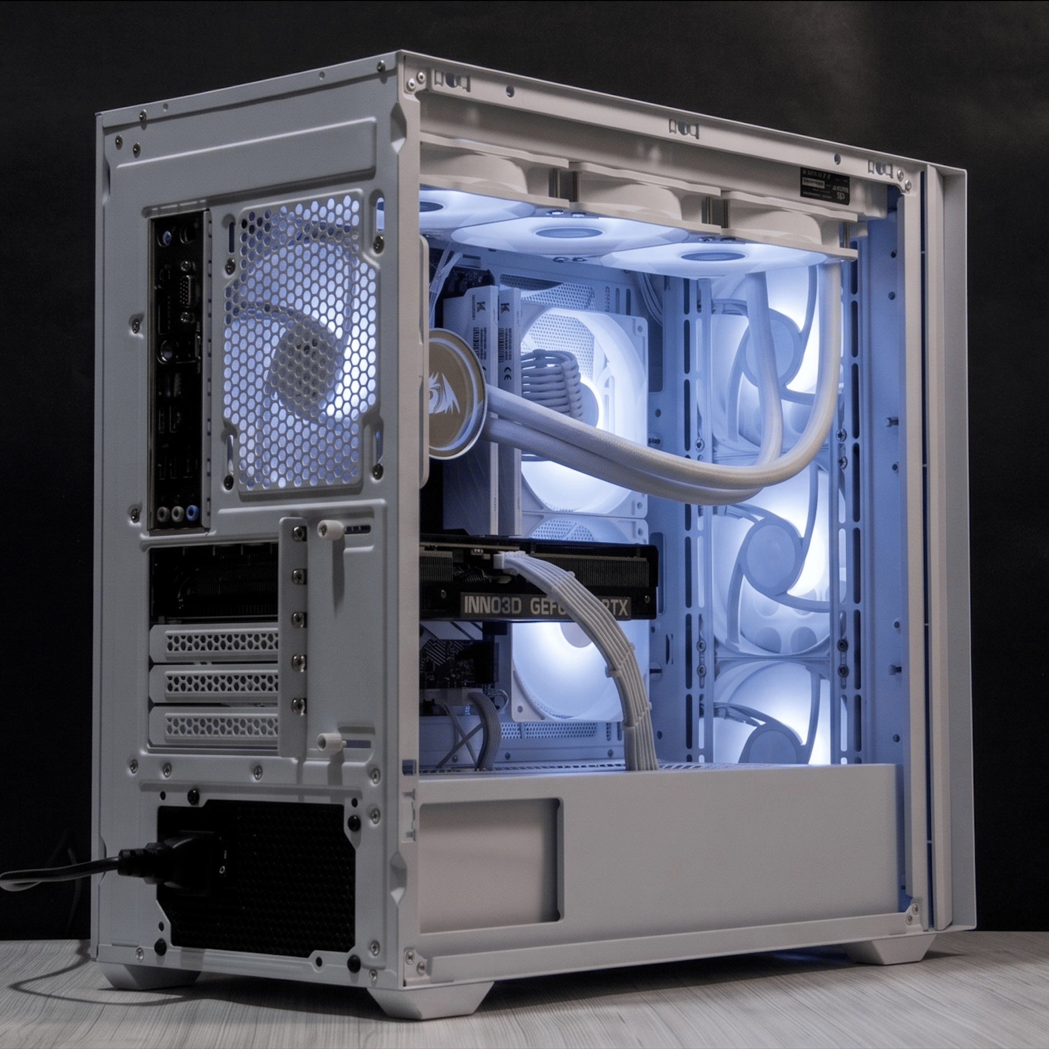 RTX 5070, Ryzen 7 5700X, 32GB DDR4, 1TB NVMe SSD, WiFi - Liquid Cooled Gaming PC