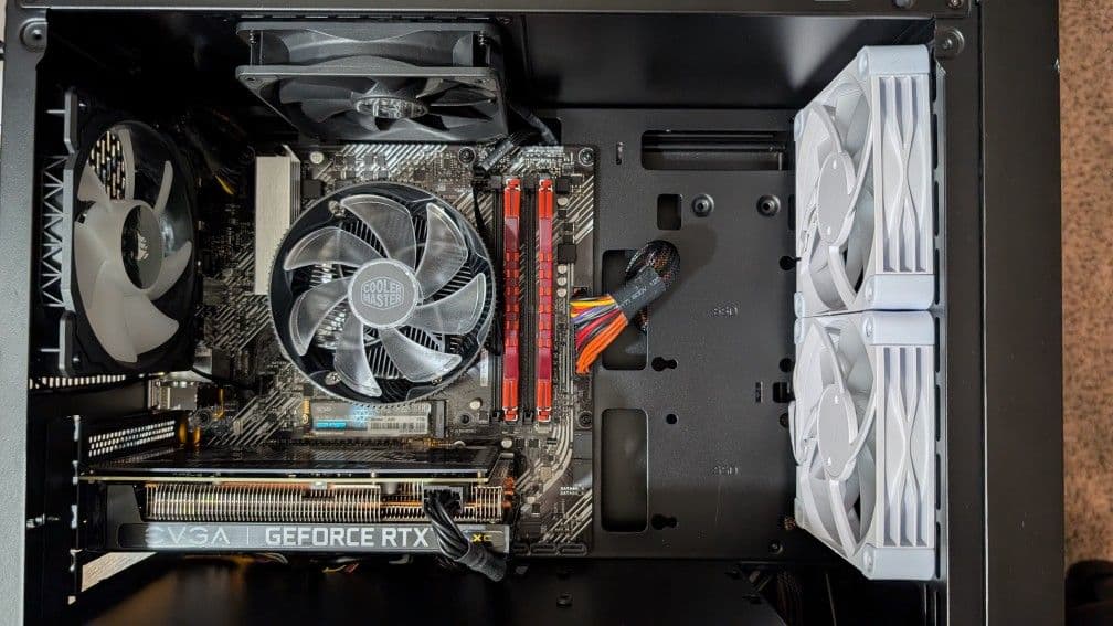 Desktop Gaming PC, Asus Prime B450m, 16GB, Ryzen 5 2600, EVGA 3060 Ti XC