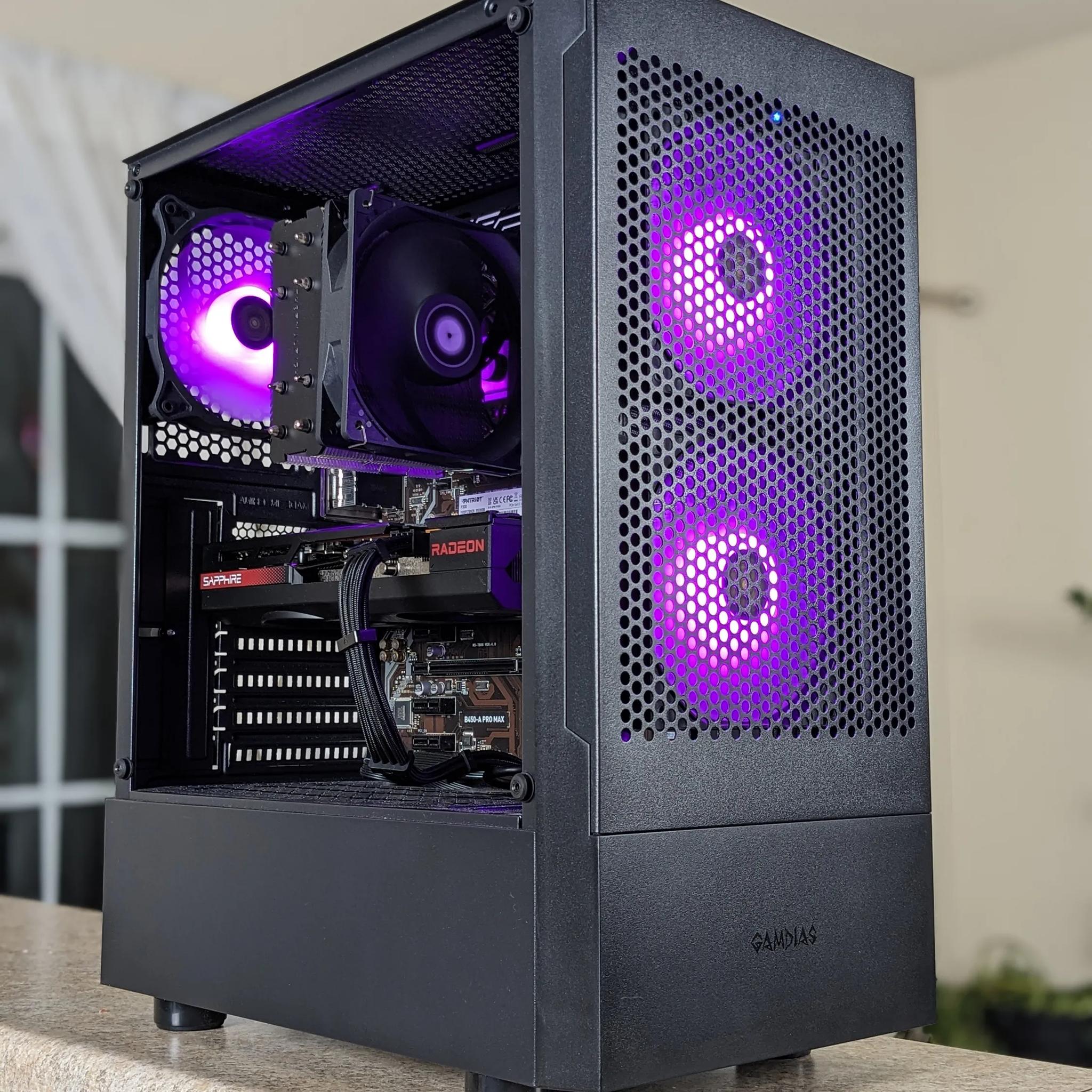 Mid Range Ryzen Gaming PC - Ryzen 5 3600 - RX 7600