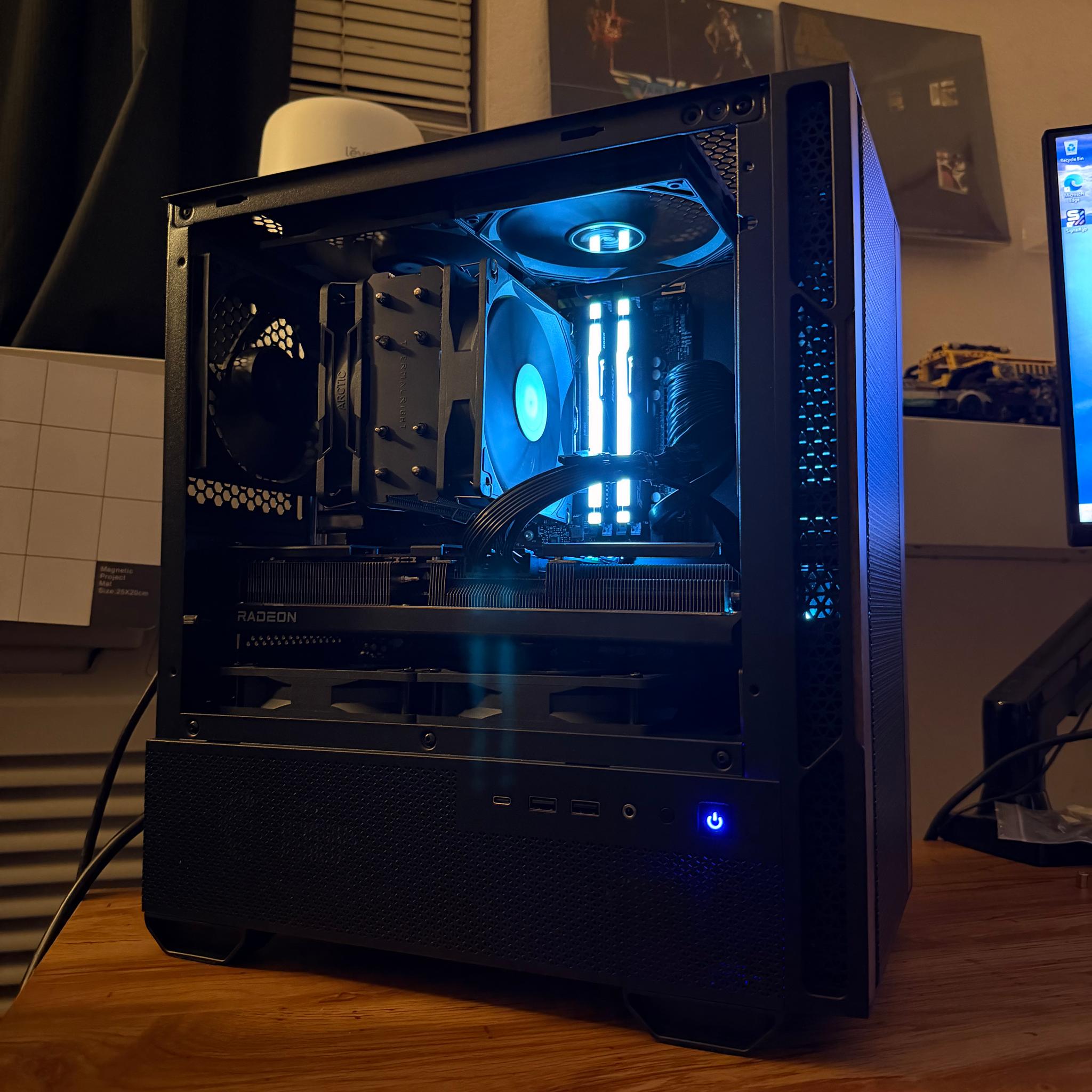 Ultimate AMD PC! 7600X3D + 9070XT 16GB + 2TB SSD + 32GB DDR5! | Free shipping!